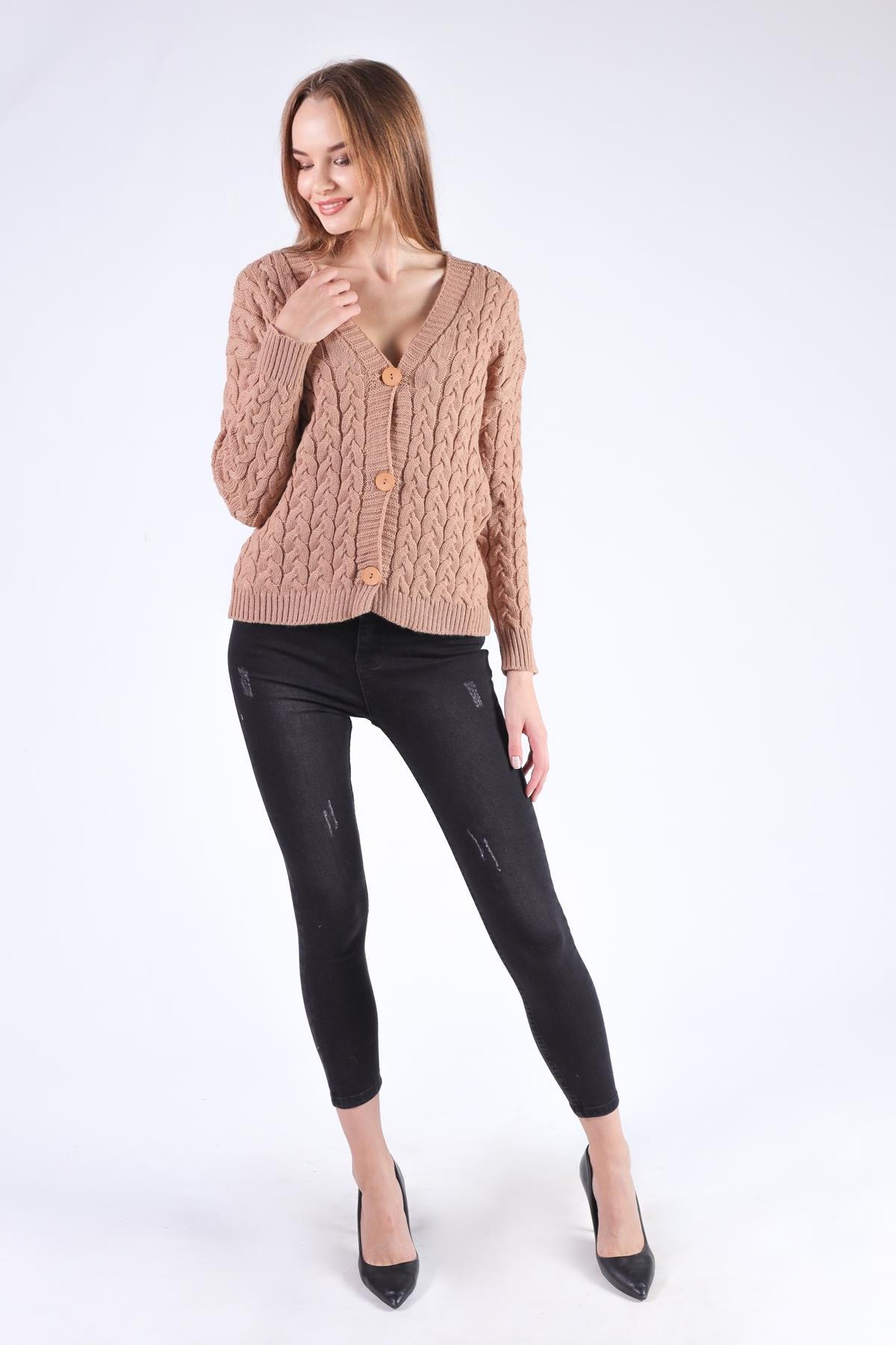 Siyah Tırnaklı Dar Paça Pantolon 11016 - 2