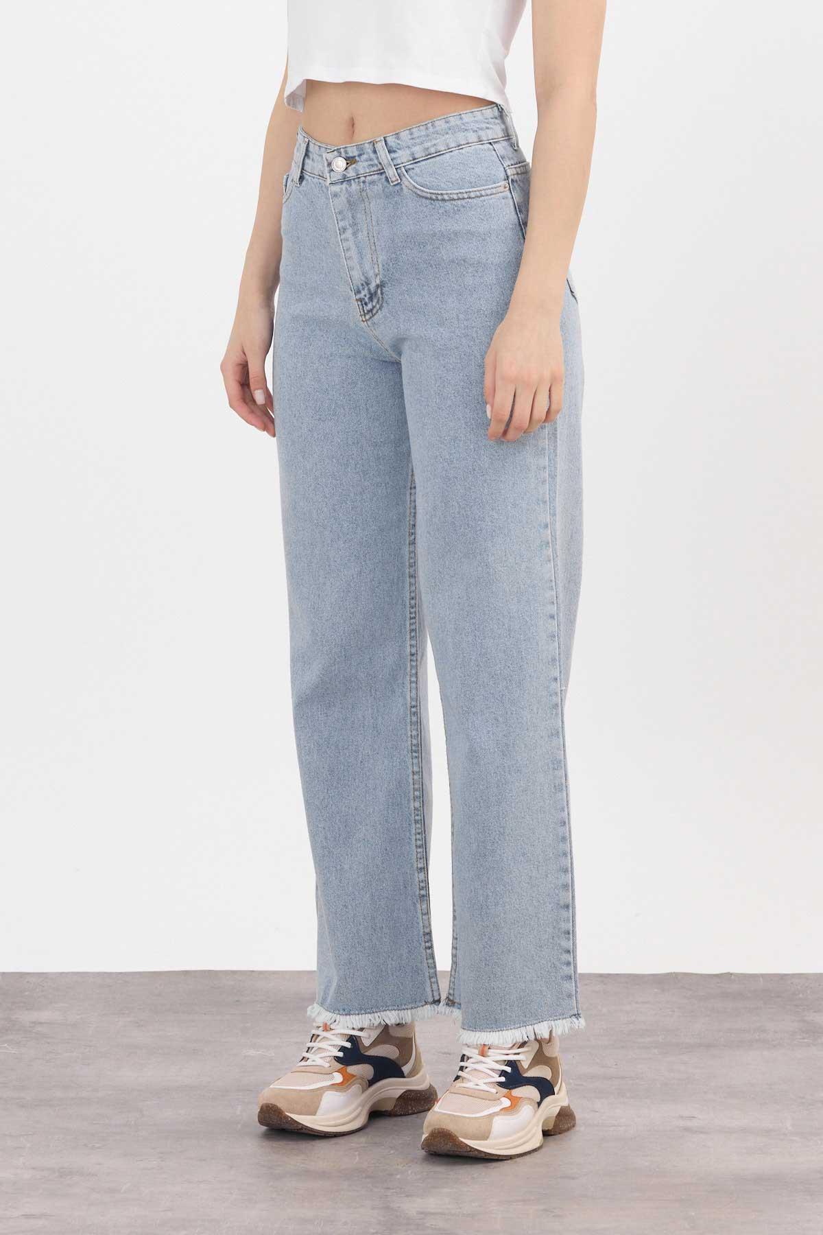Buzkar Paça Püskül Detay Jean 11020 - 4