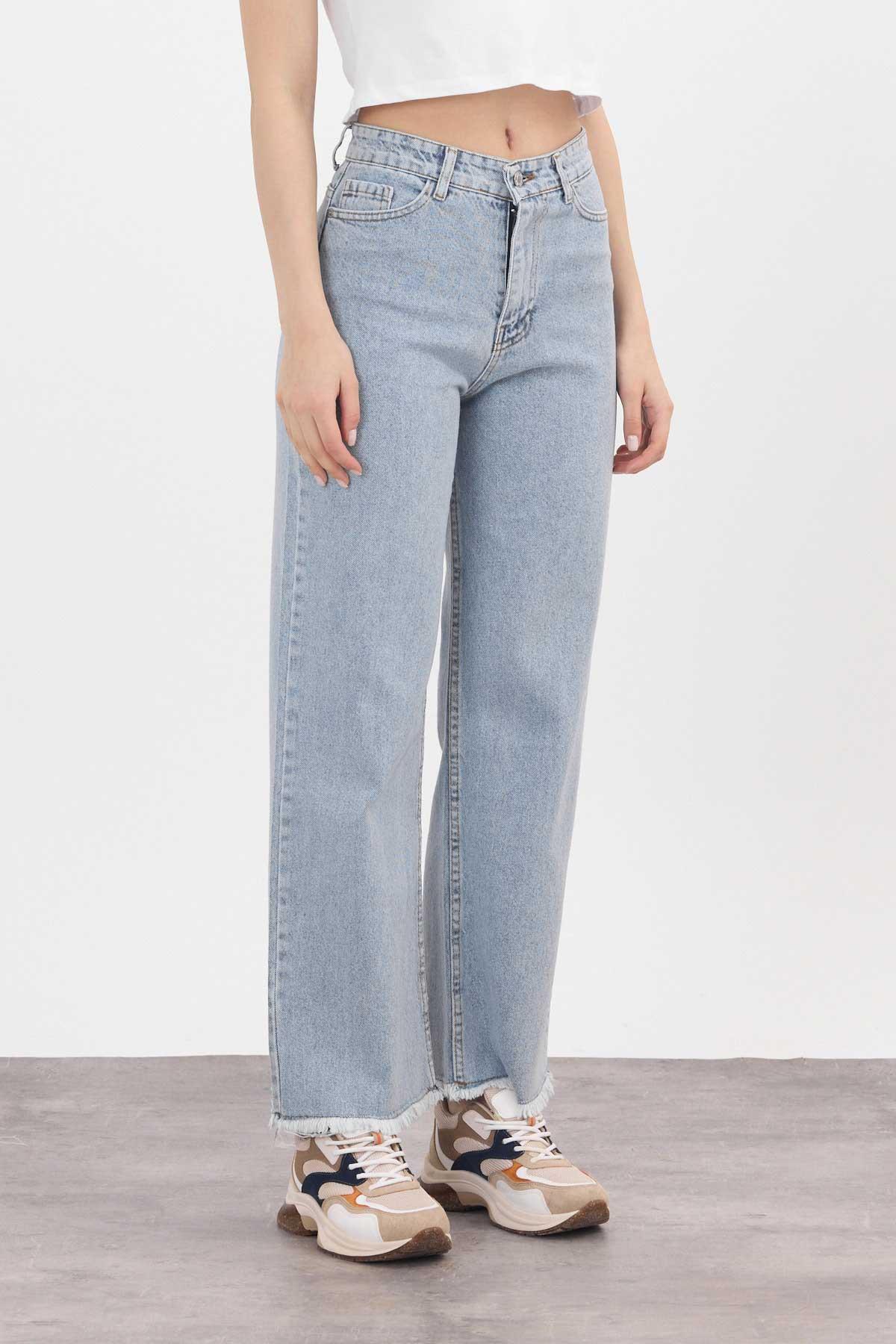 Buzkar Paça Püskül Detay Jean 11020 - 5