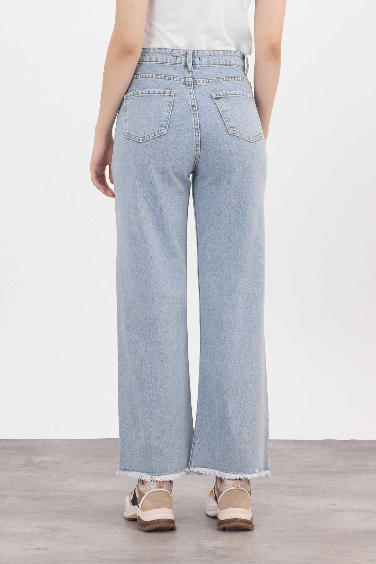 Buzkar Paça Püskül Detay Jean 11020 - 6