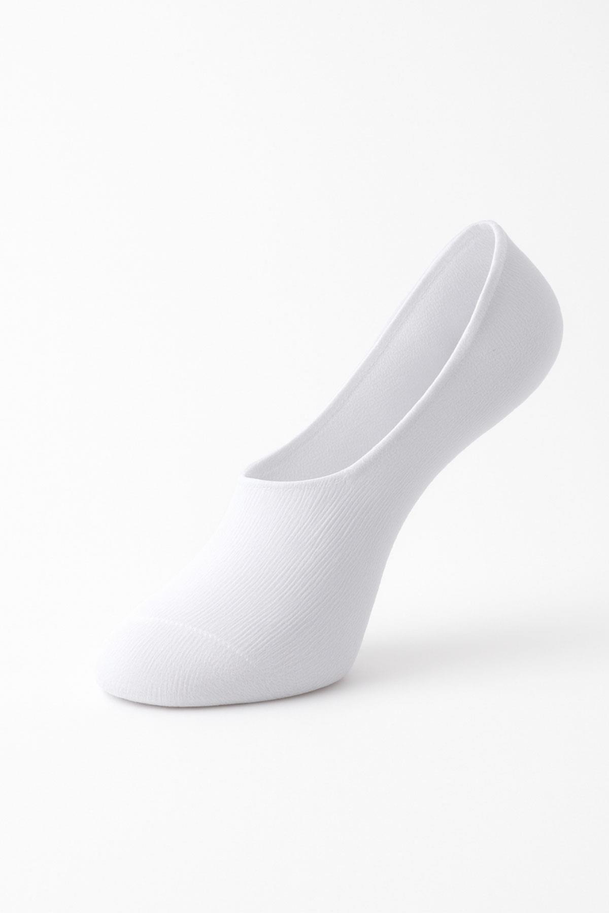Beyaz 3'lü Babet Çorap 1109 - 2