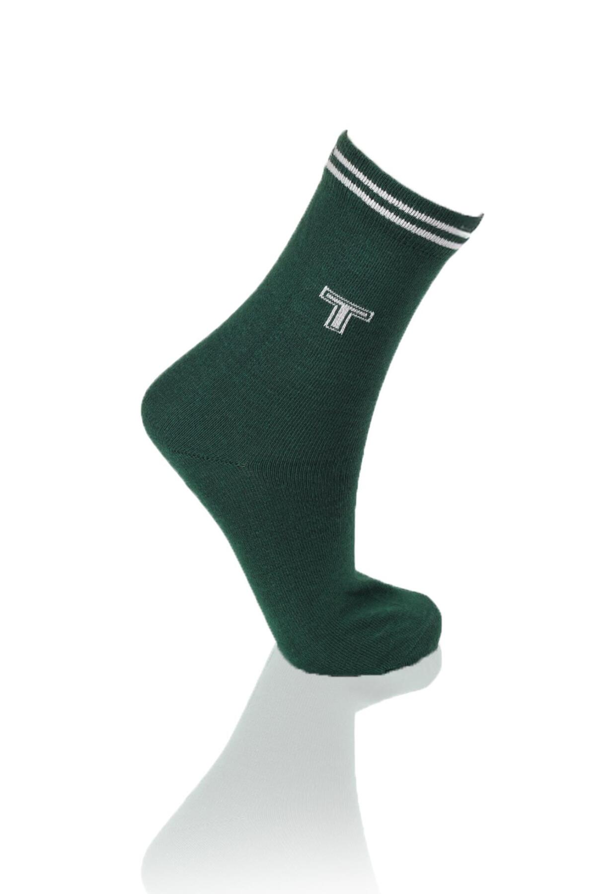 Renkli 3'lü Soket Çorap 1111 - 4