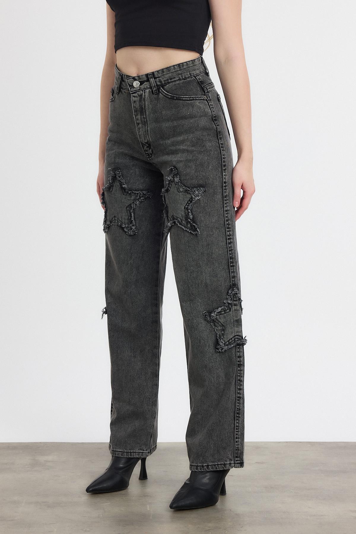 Füme Yıldız Detay Jean 11136 - 3
