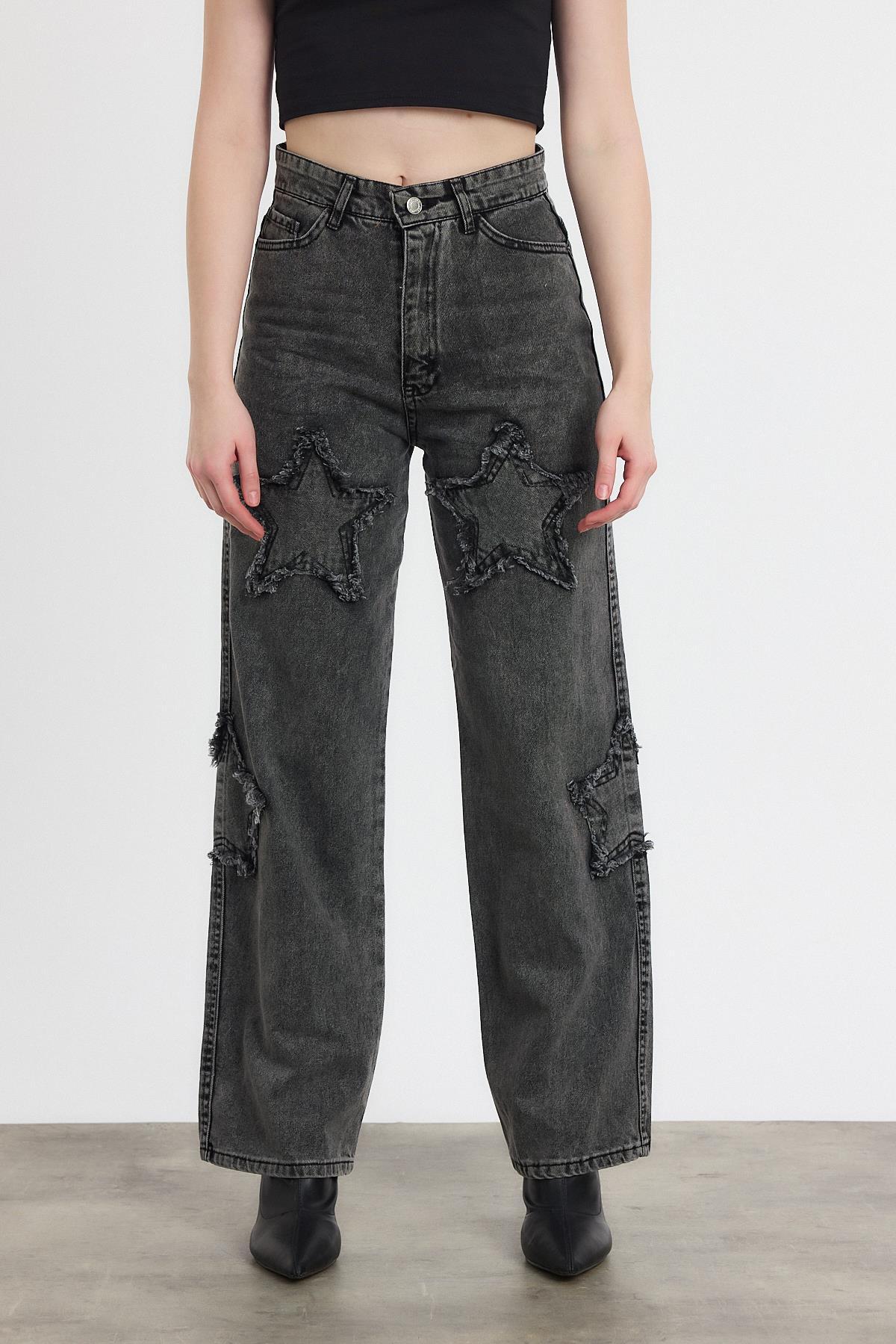 Yıldız Detay Jean 11136 Füme - 2