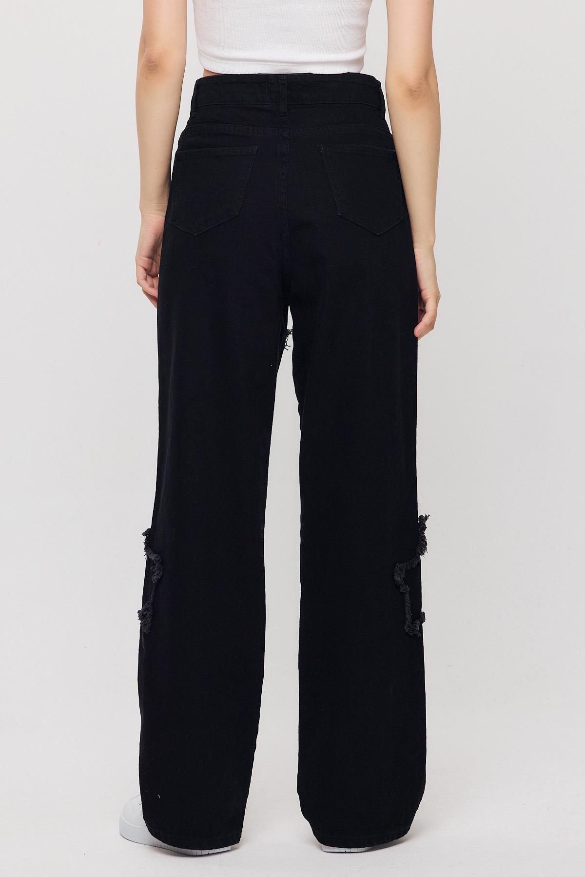 Siyah Yıldız Detay Jean 11136 - 5