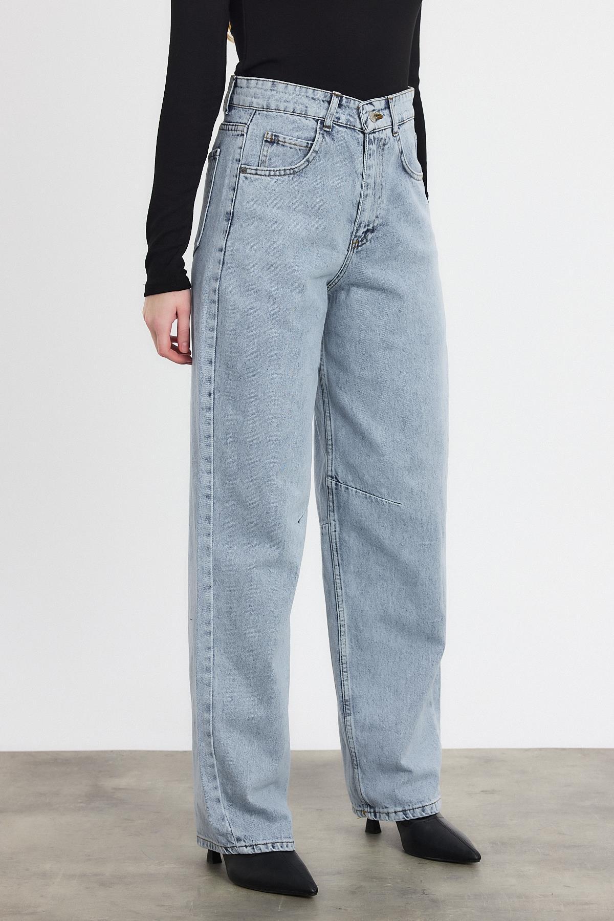 Buzkar Arka Kemer Detay Jean 11137 - 2