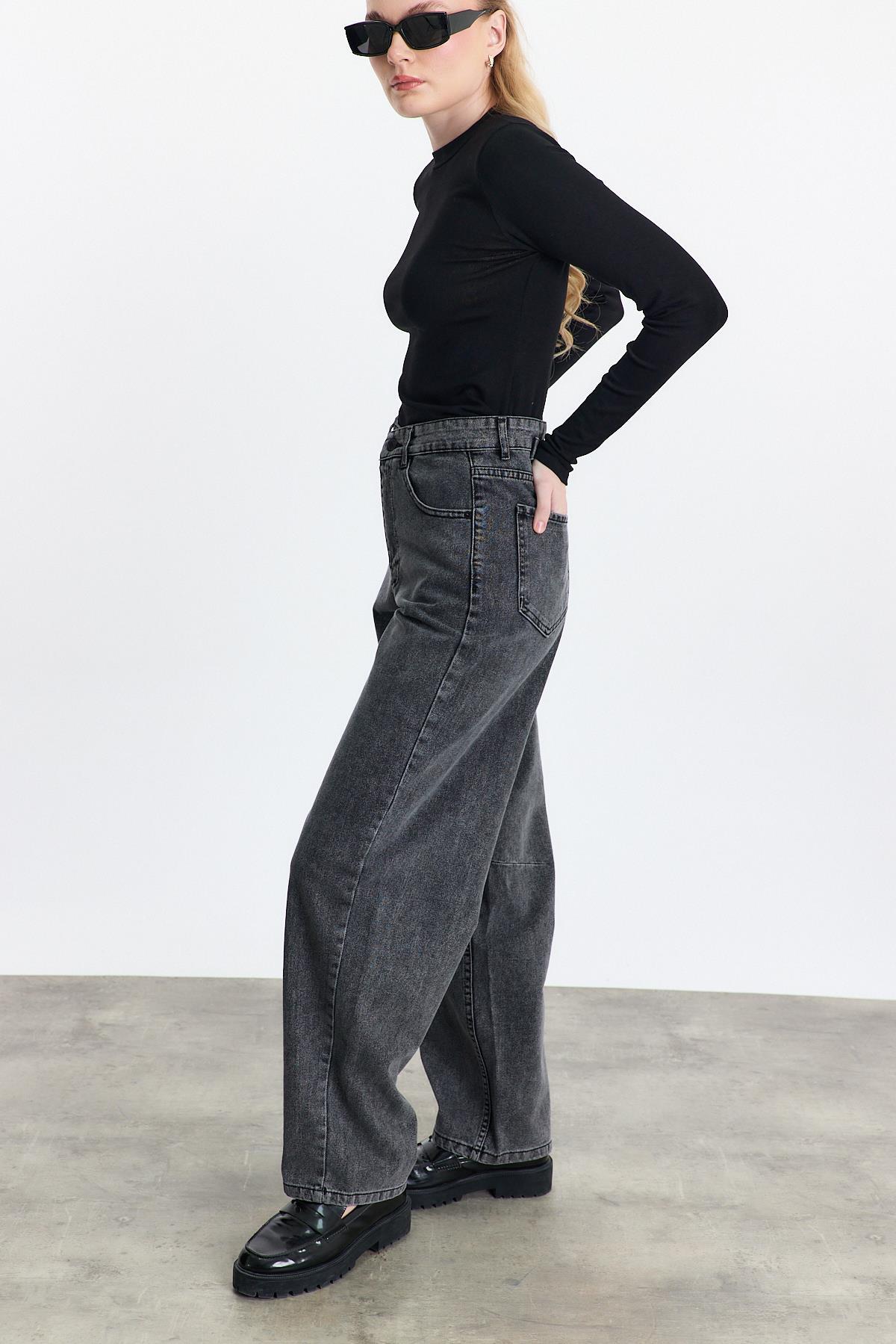 11137 Arka Kemer Detay Jean Füme - 7