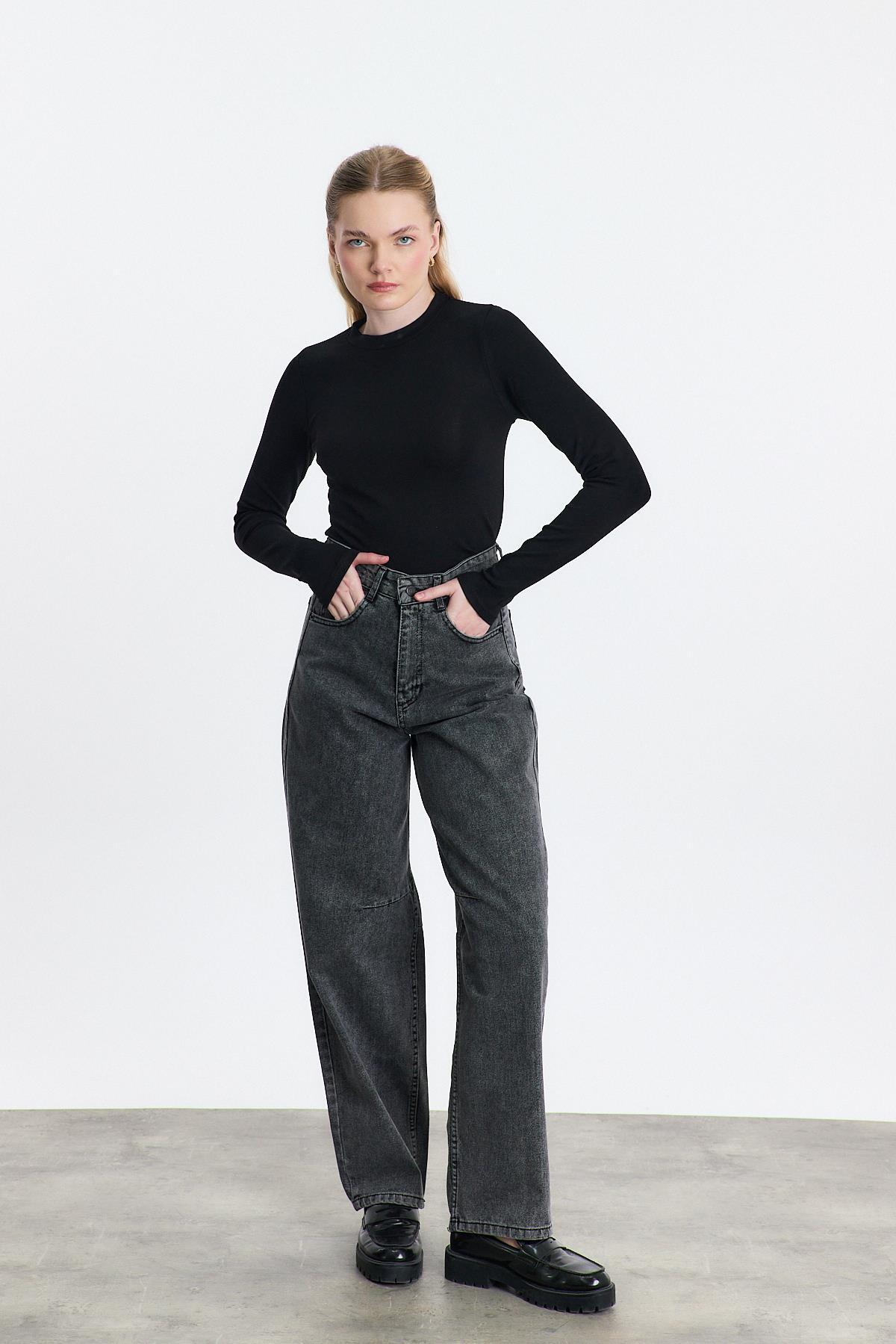 11137 Arka Kemer Detay Jean Füme - 1