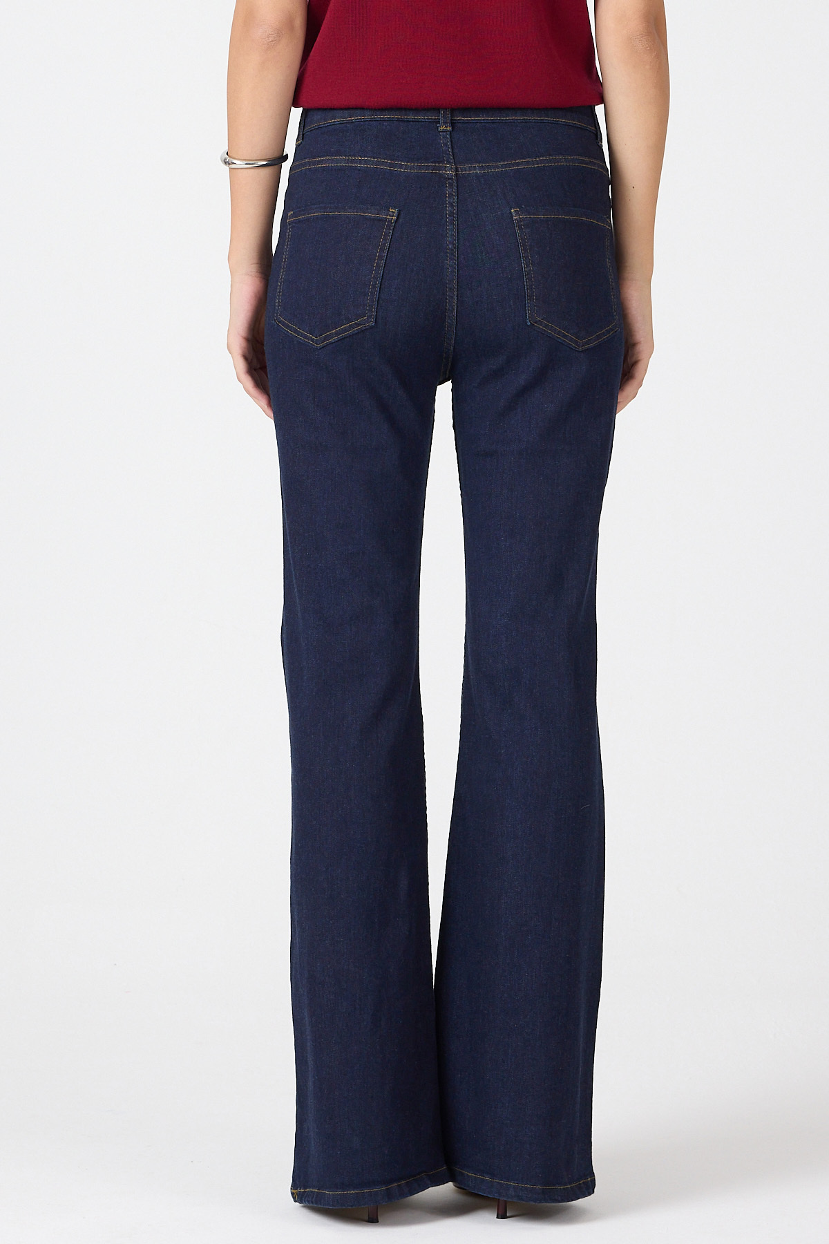 Laci Yüksek Bel Flare Kesim Kadın Jean Pantolon 12036 - 5