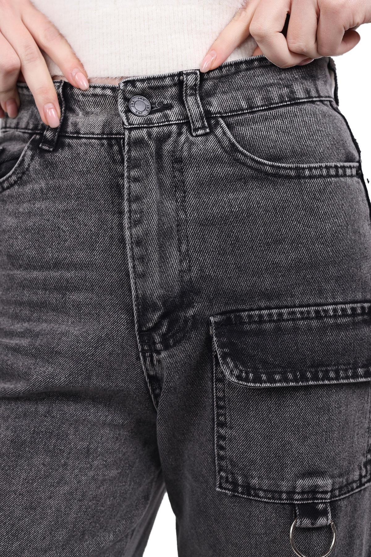 Füme Kargo Cep Detay Jean 13100 - 4