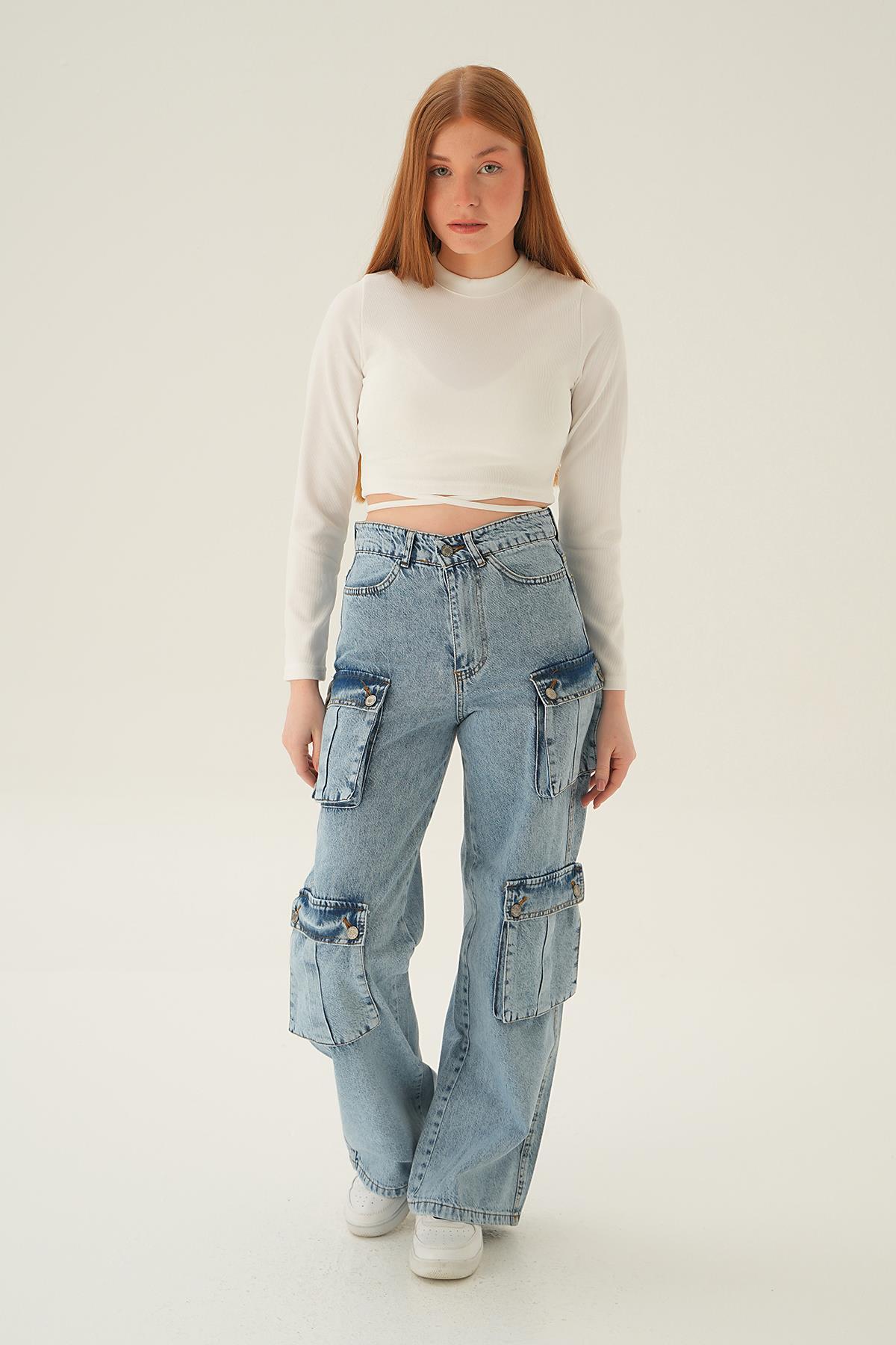 13103 Kargo Pantolon Buzkar - 1