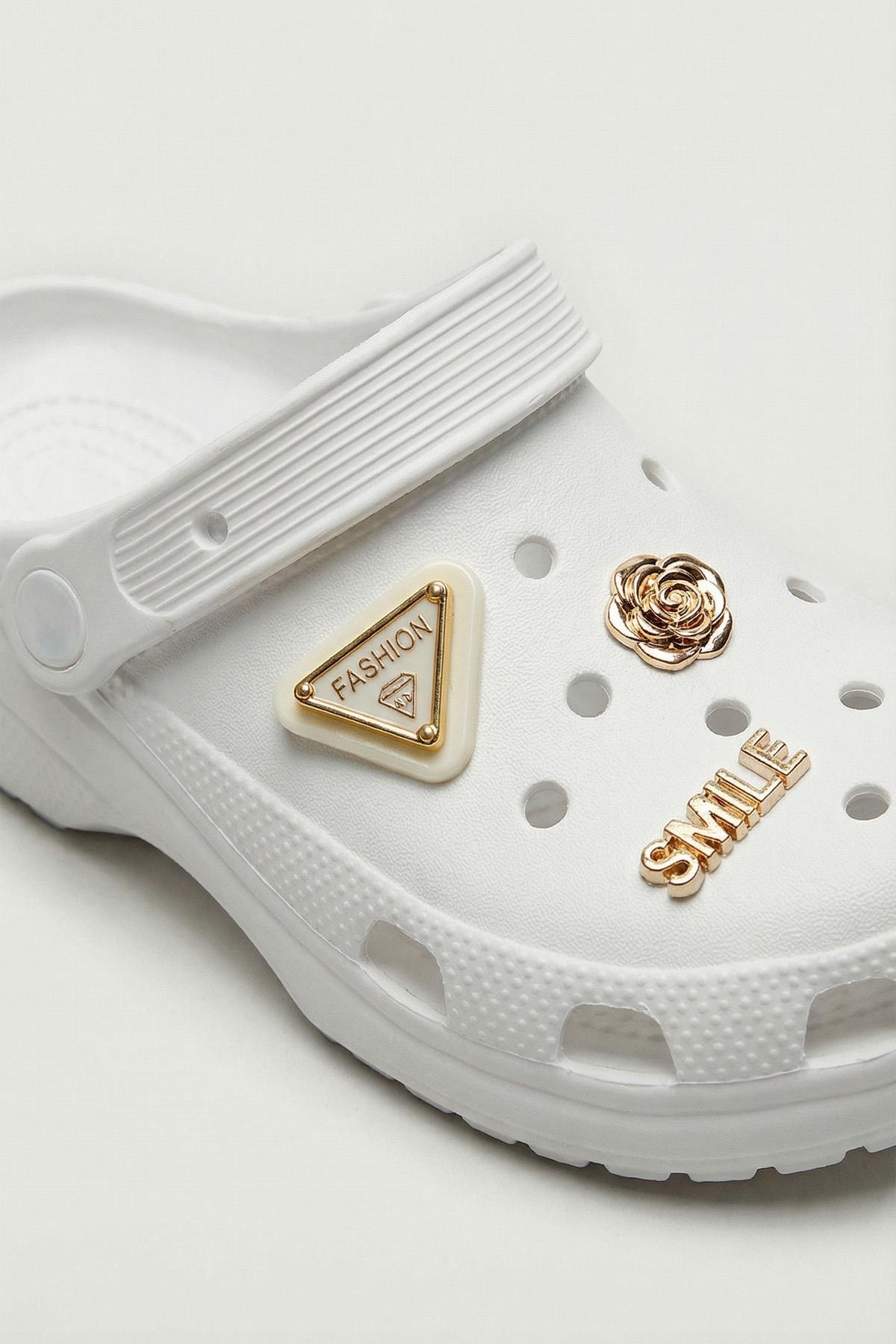 1315 Aksesuarlı Terlik Beyaz - RAYS