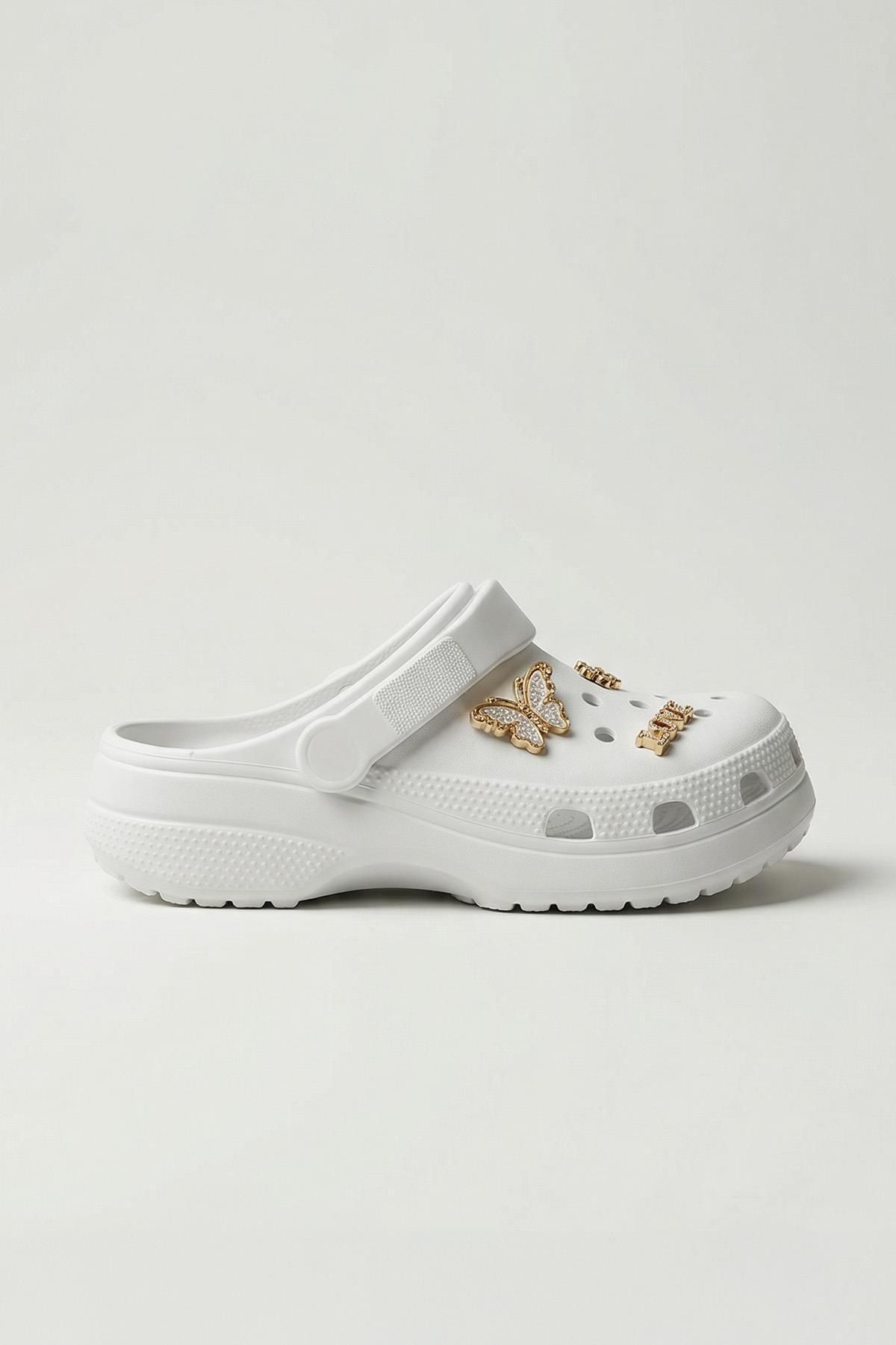 1320 Aksesuarlı Terlik Beyaz - RAYS