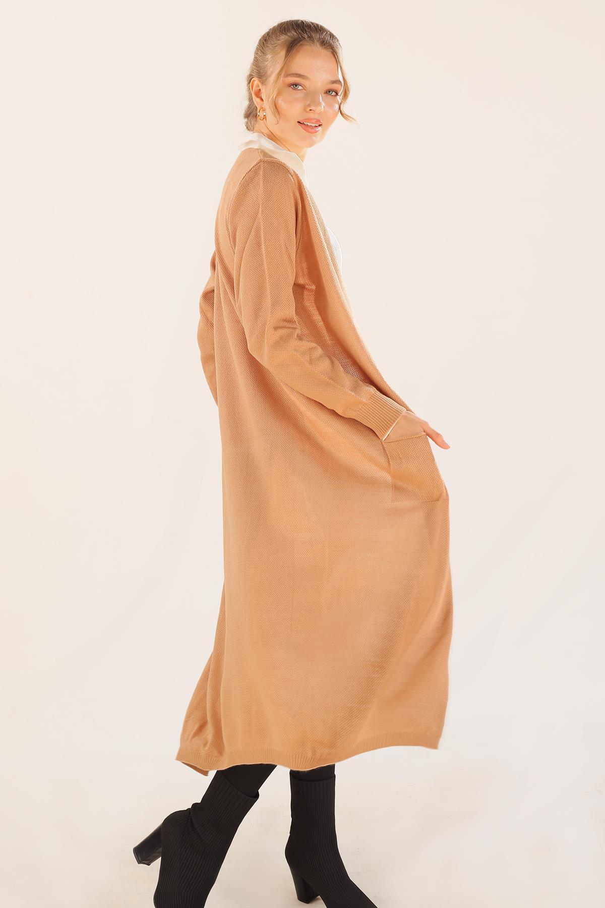 135 Uzun Hırka Camel 