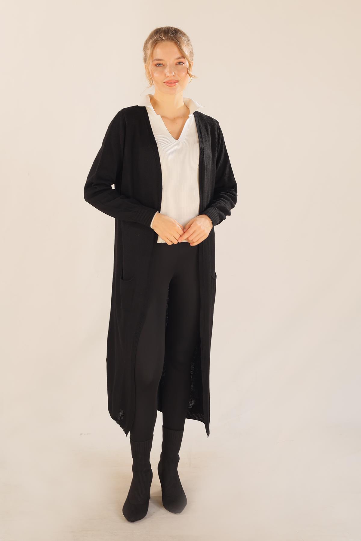 135 Uzun Hırka Siyah - RAYS