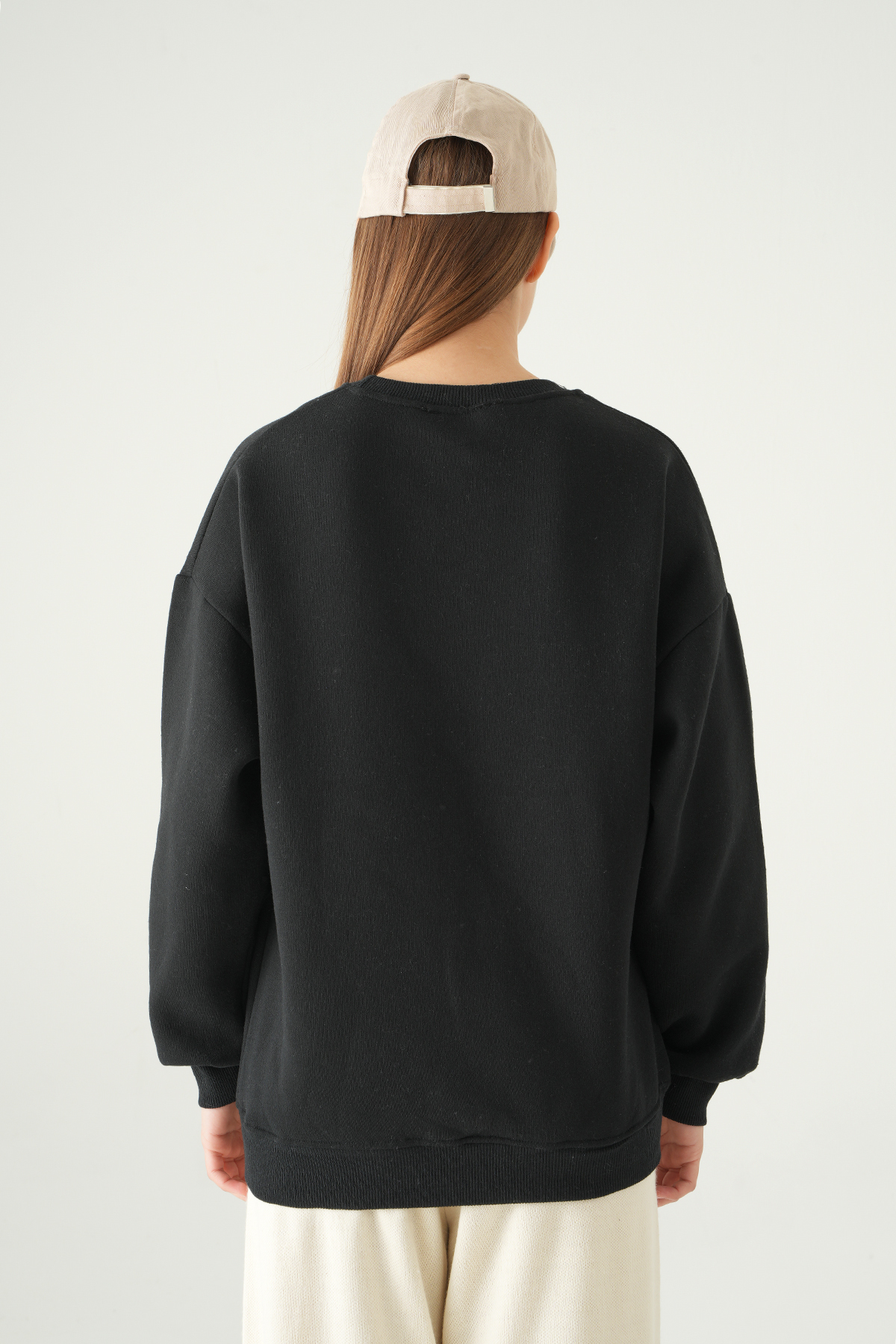 Siyah California Baskılı Sweat 1403 - 5