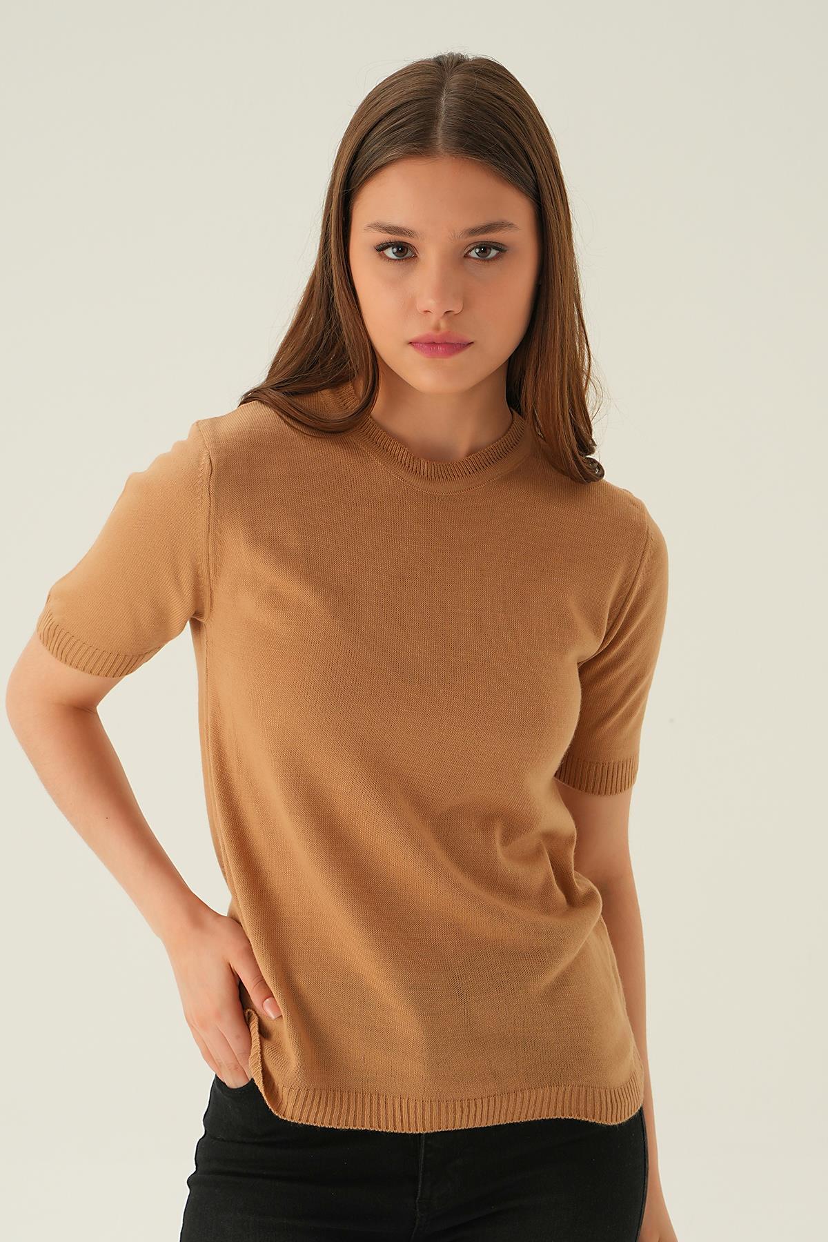 Camel Bisiklet Yaka Tişört 1444 - 4