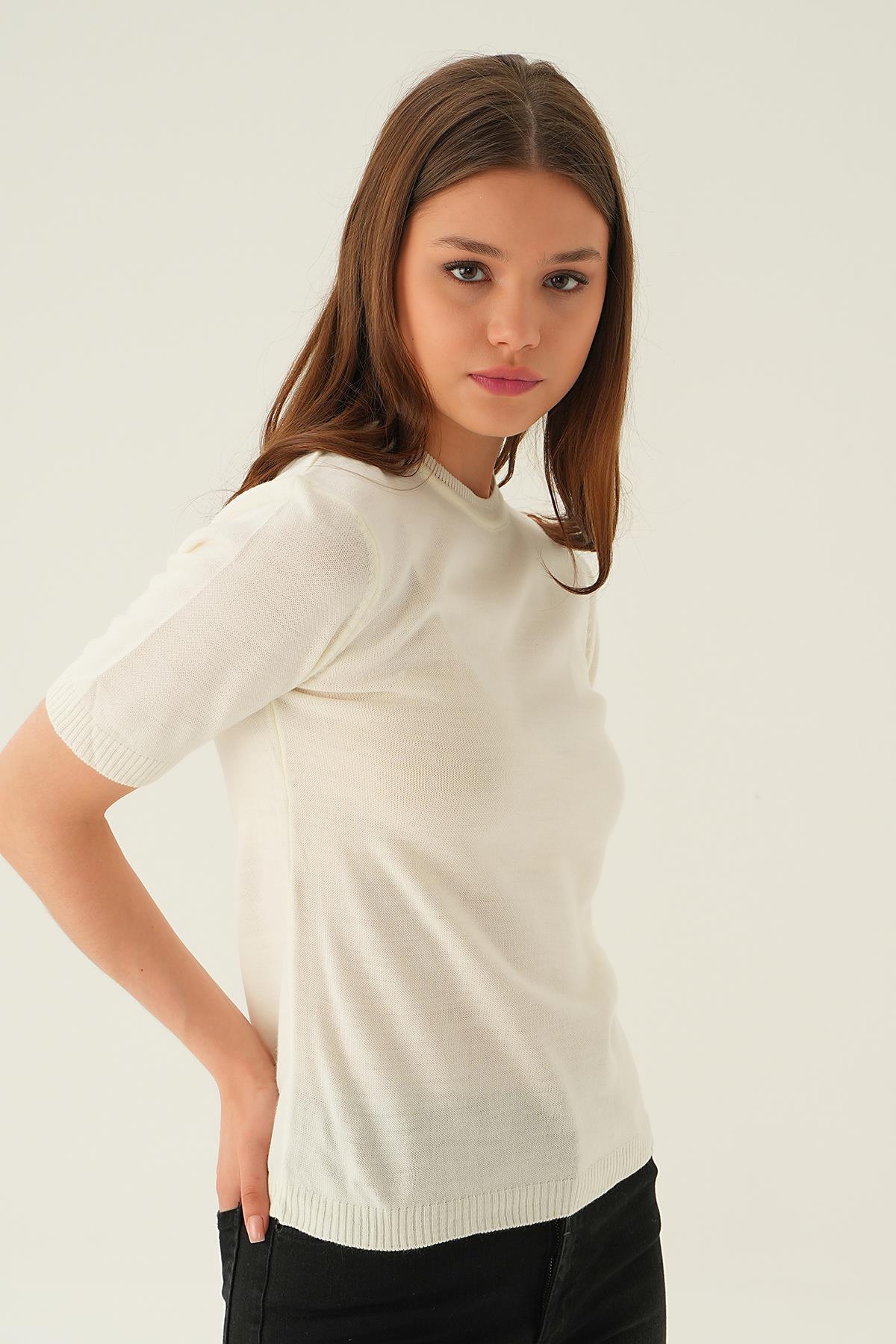 Kemik Bisiklet Yaka Tişört 1444 - 4