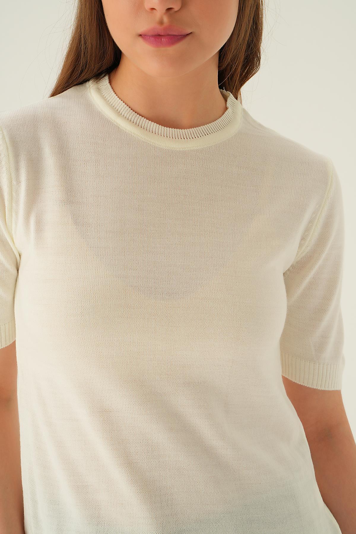 Kemik Bisiklet Yaka Tişört 1444 - 6