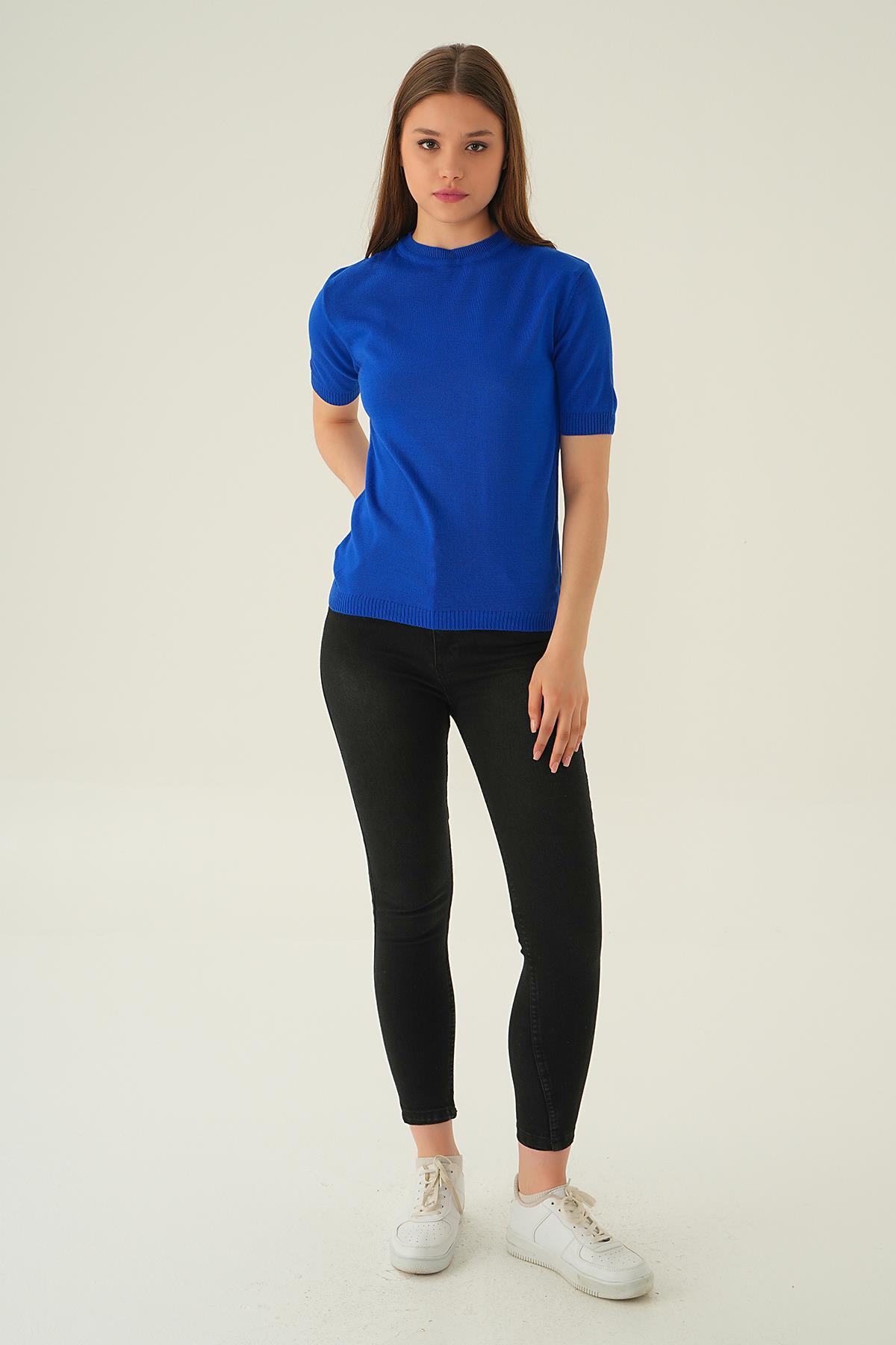 Saks Bisiklet Yaka Tişört 1444 - 6