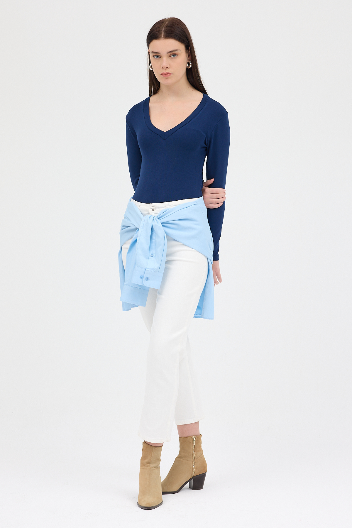 Laci V Yaka Uzun Kol Body 1452 - 3