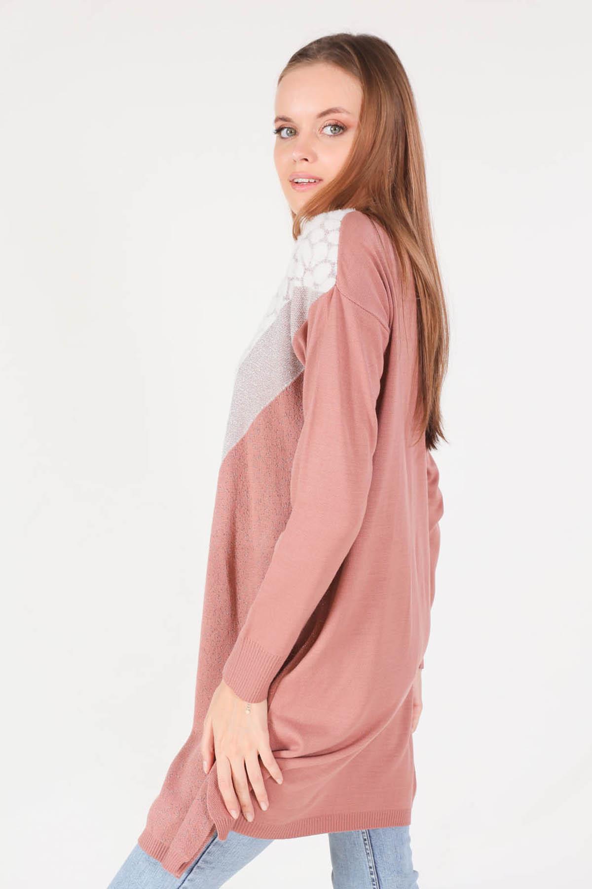 Gül Simli Triko Tunik 1475 - 4