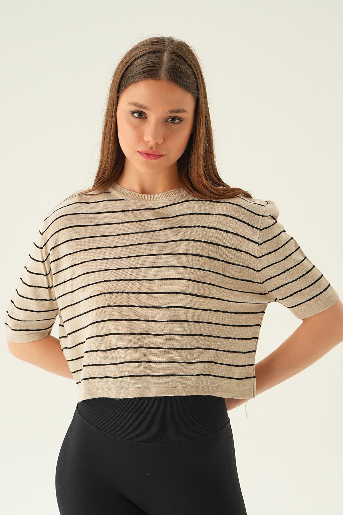Taş Çizgili Tişört 1488 