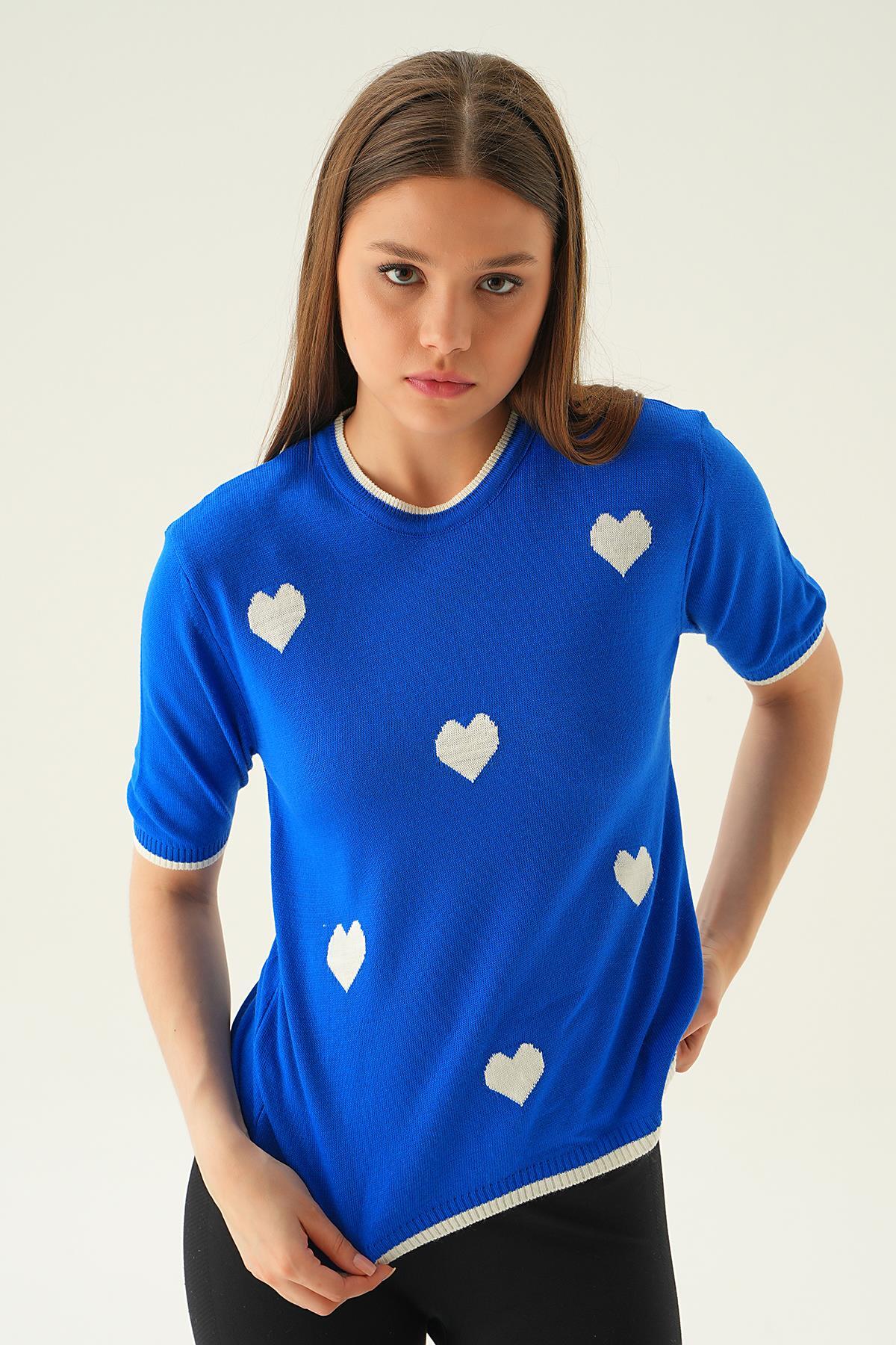 Saks Kalpli Tişört 1489 - 2