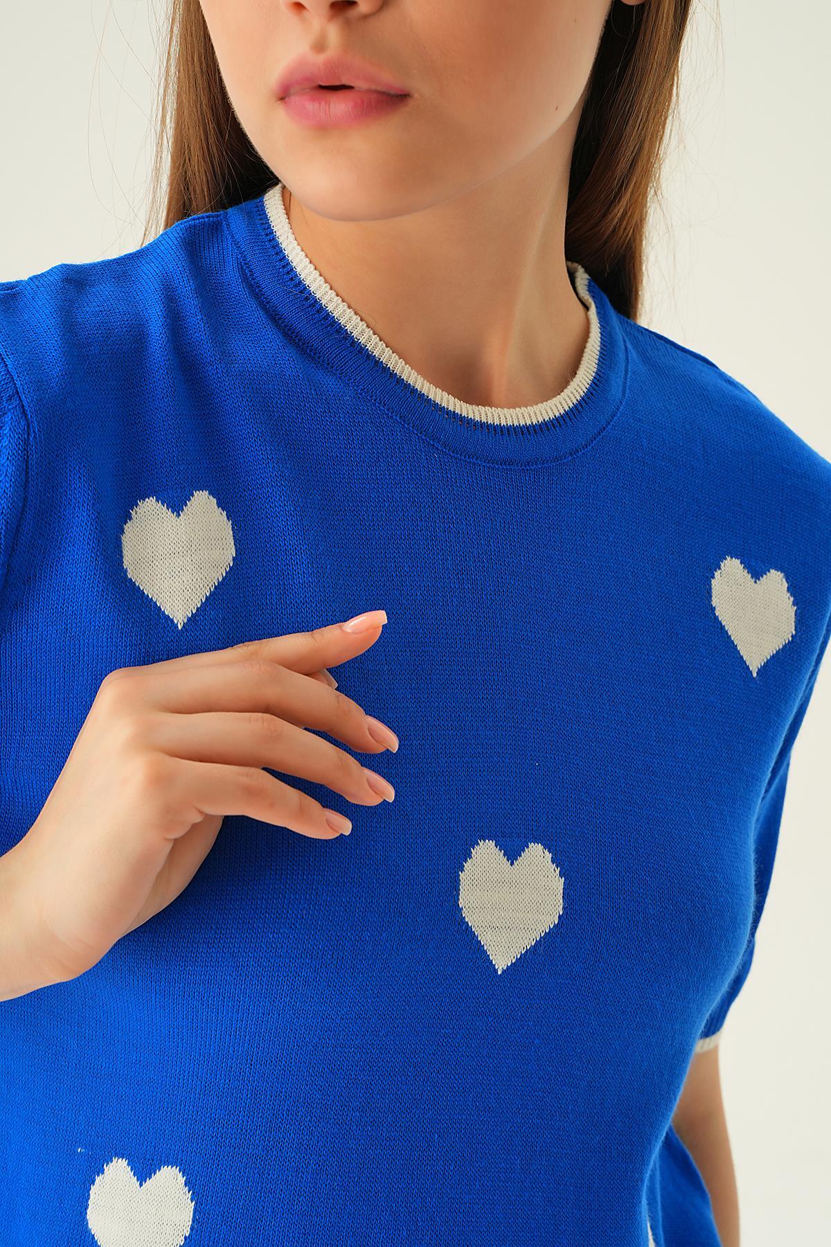 Saks Kalpli Tişört 1489 - 6