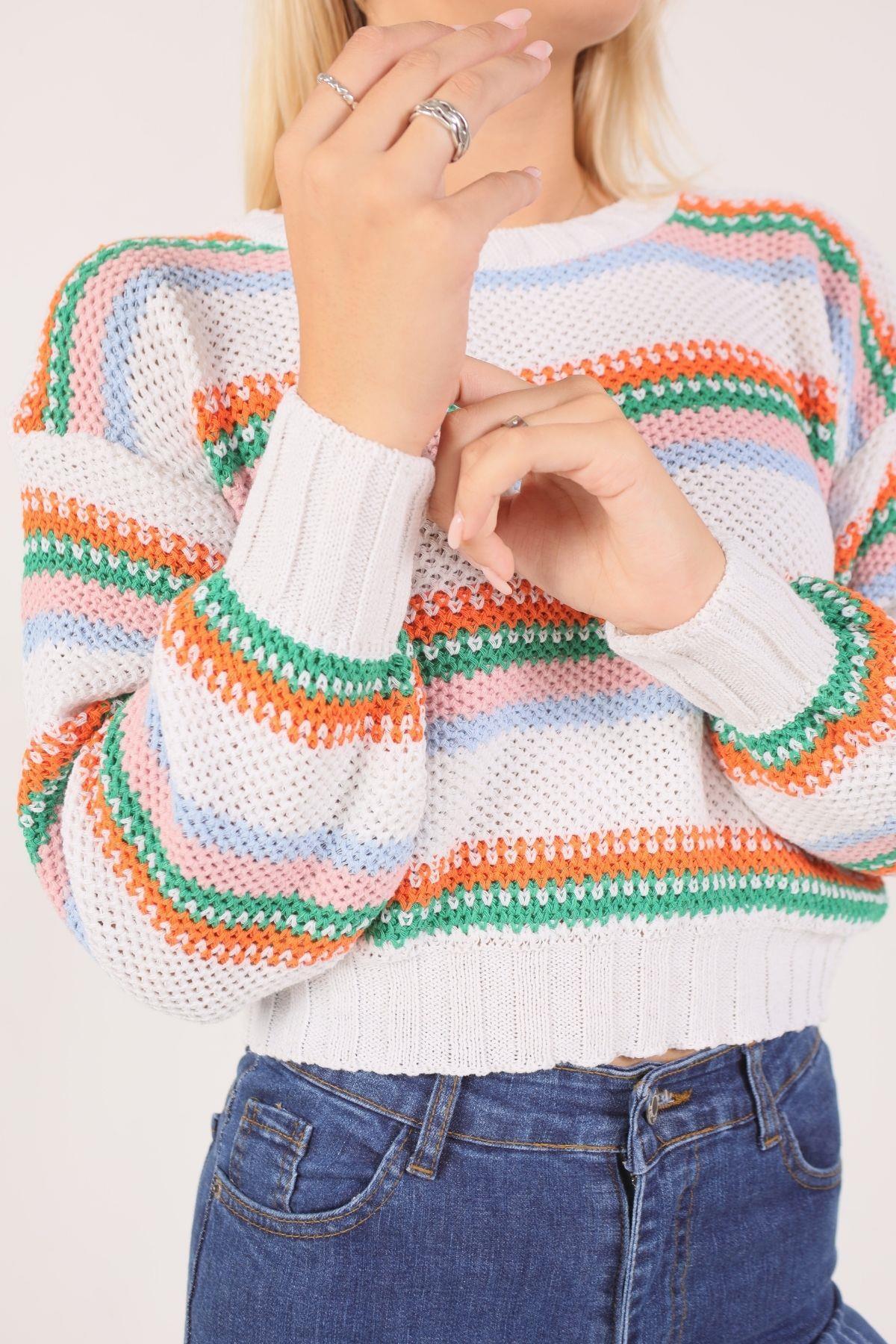 Ekru Renkli Kazak 1498 - 3