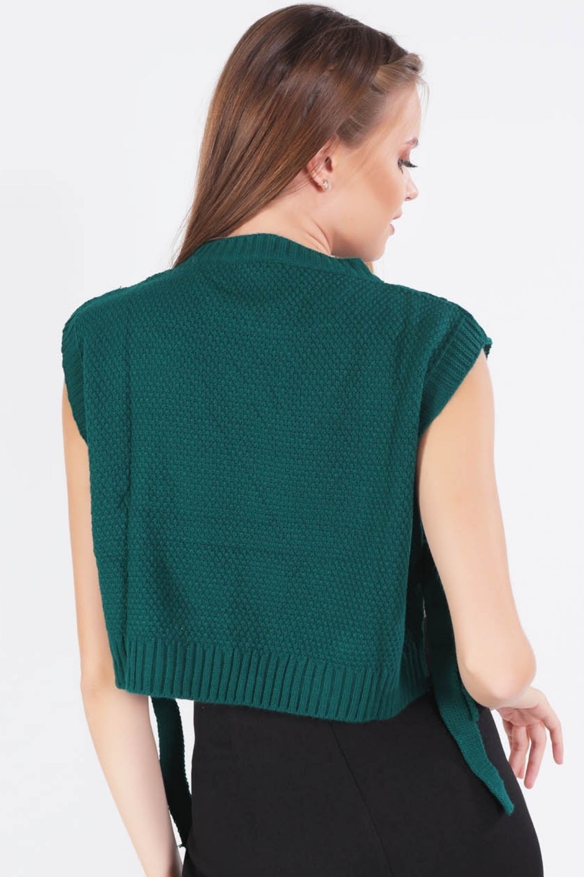 Nefti Yandan Bağlamalı Süveter 1536 - 3