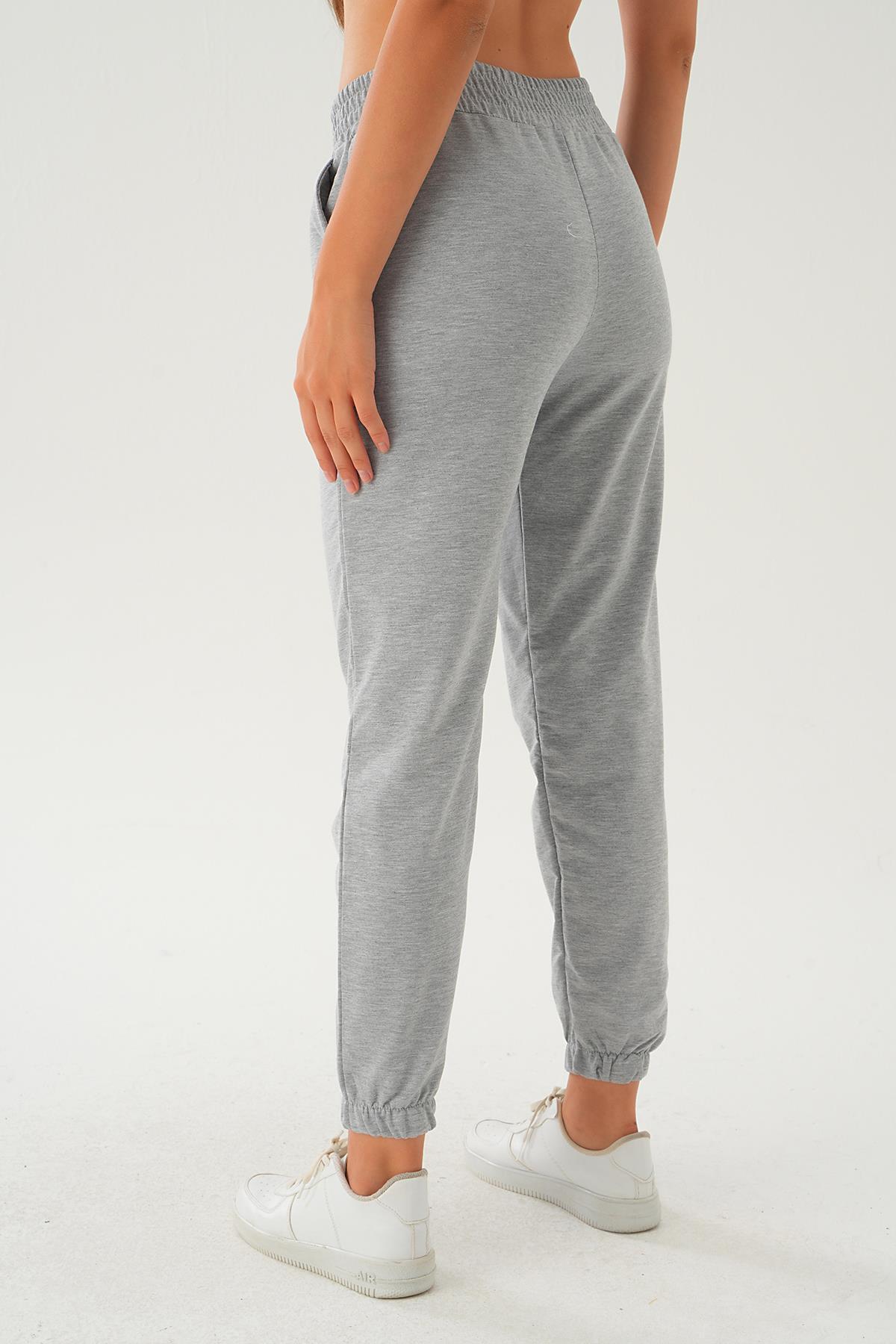 Gri Bel Arma Detay Eşofman 15817 - 4