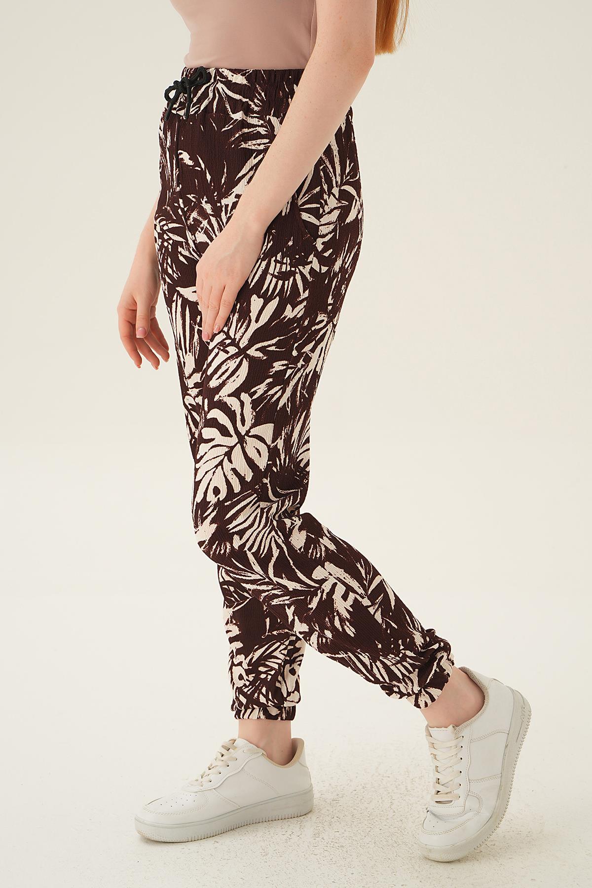 Kahve Desenli Eşofman 15818 - 4