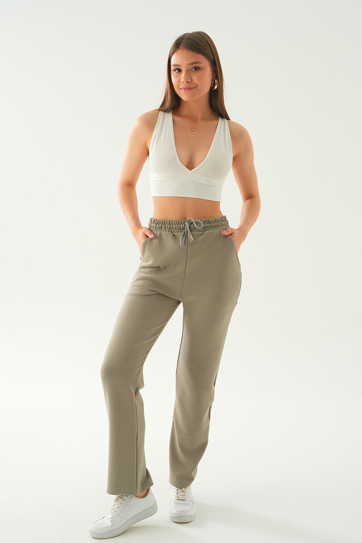 15819 Oysho Eşofman Haki - 2