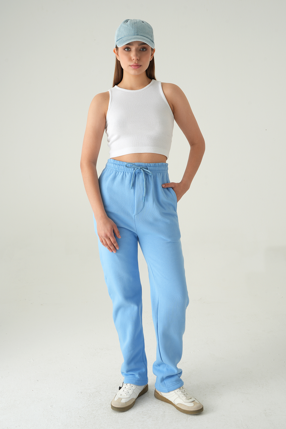 Bebe Mavi Bel Bağcıklı Eşofman 1600 