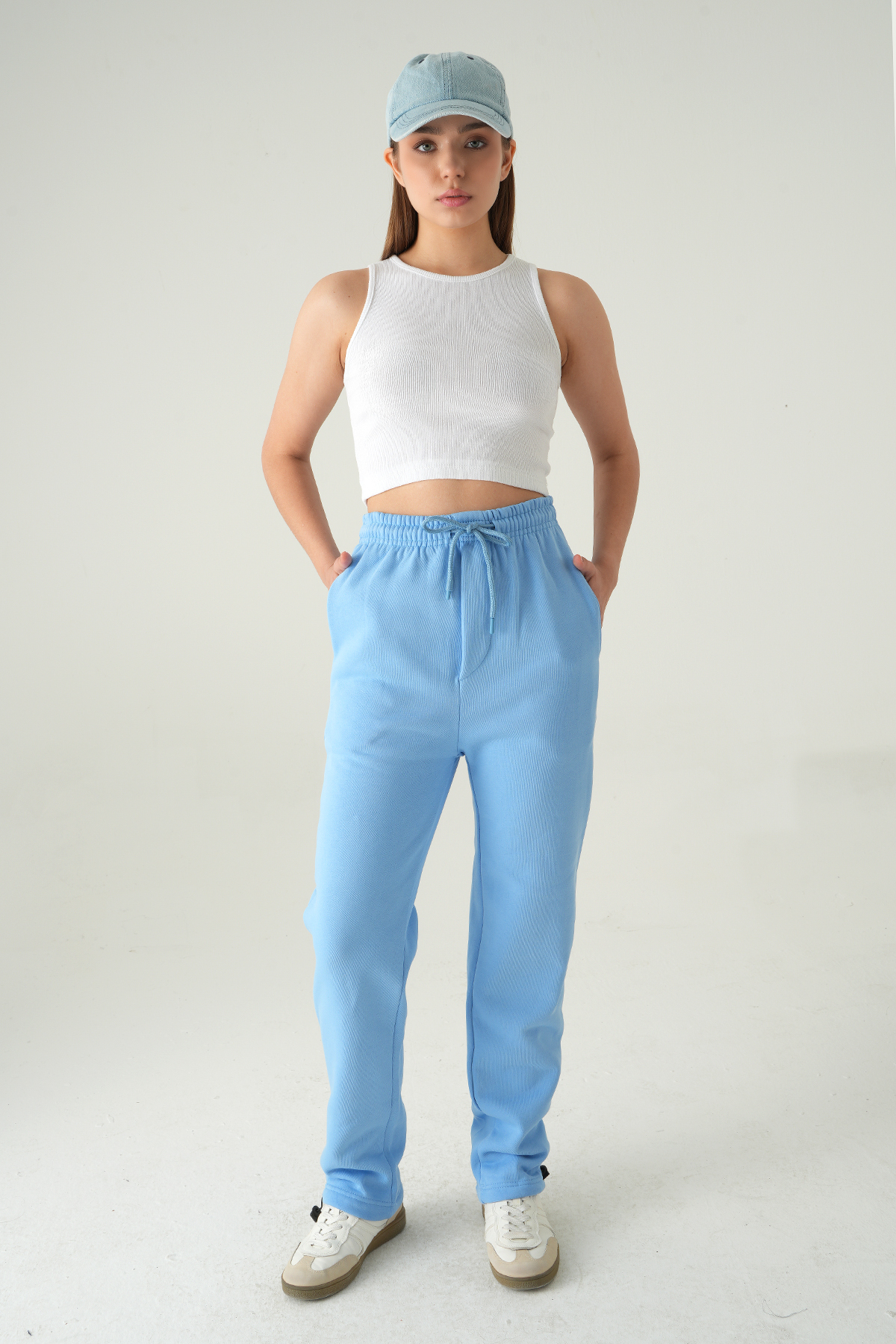 Bebe Mavi Bel Bağcıklı Eşofman 1600 - 6