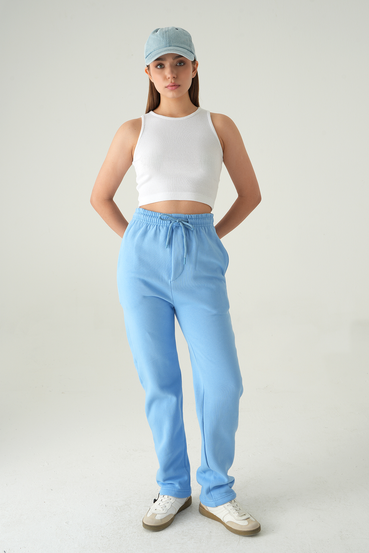 Bebe Mavi Bel Bağcıklı Eşofman 1600 - 7