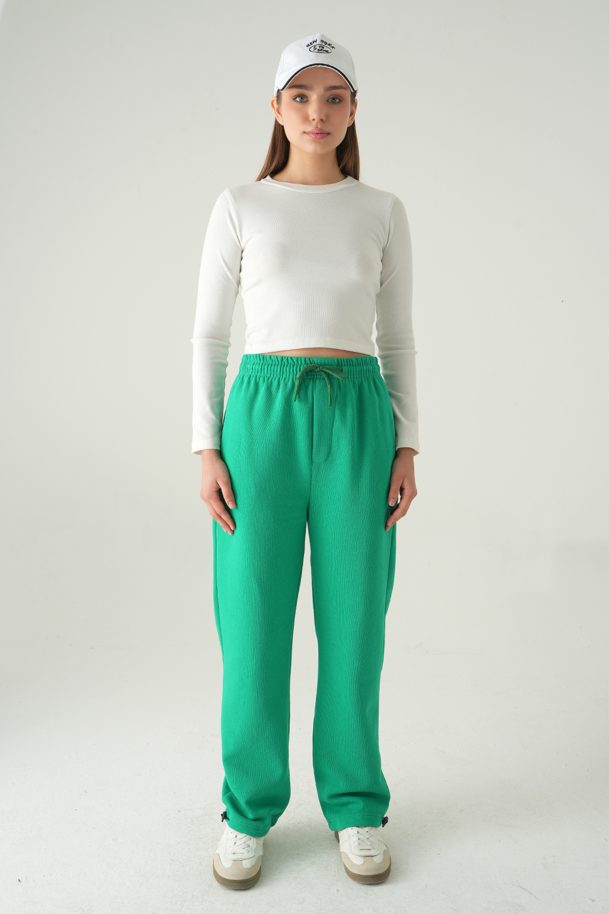 Benetton Yeşili Bel Bağcıklı Eşofman 1600 - 2