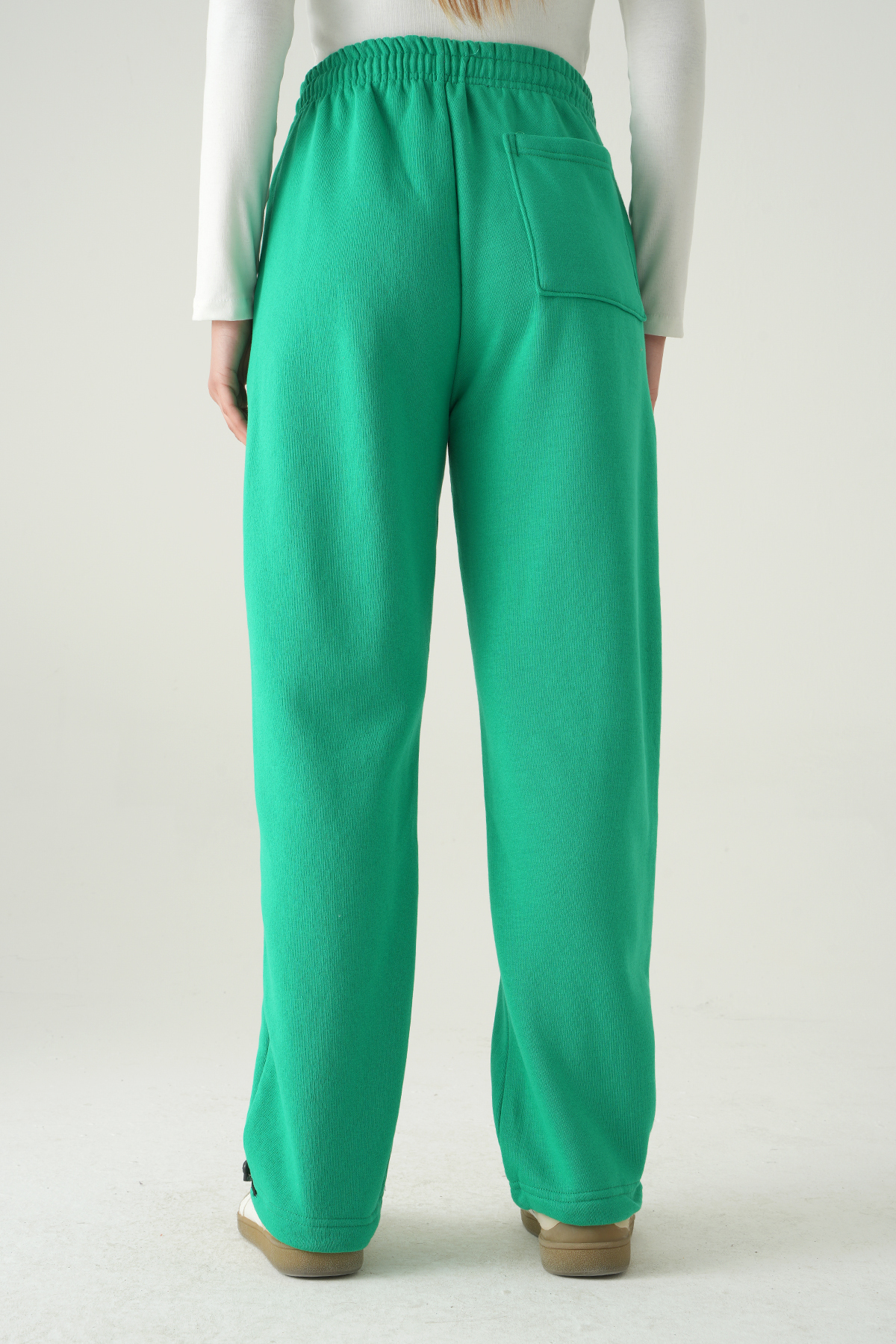 Benetton Yeşili Bel Bağcıklı Eşofman 1600 - 5