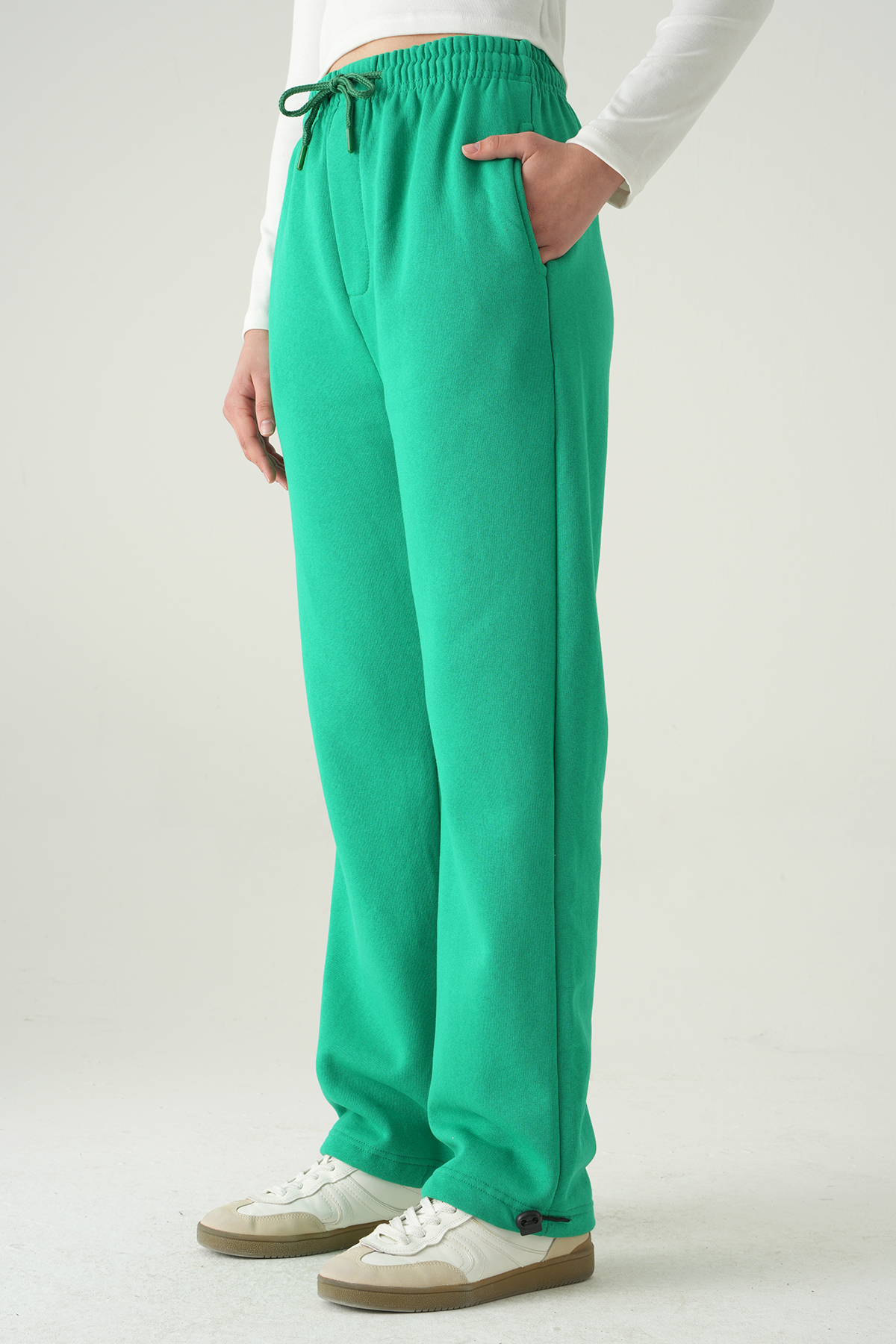 Benetton Yeşili Bel Bağcıklı Eşofman 1600 - RAYS