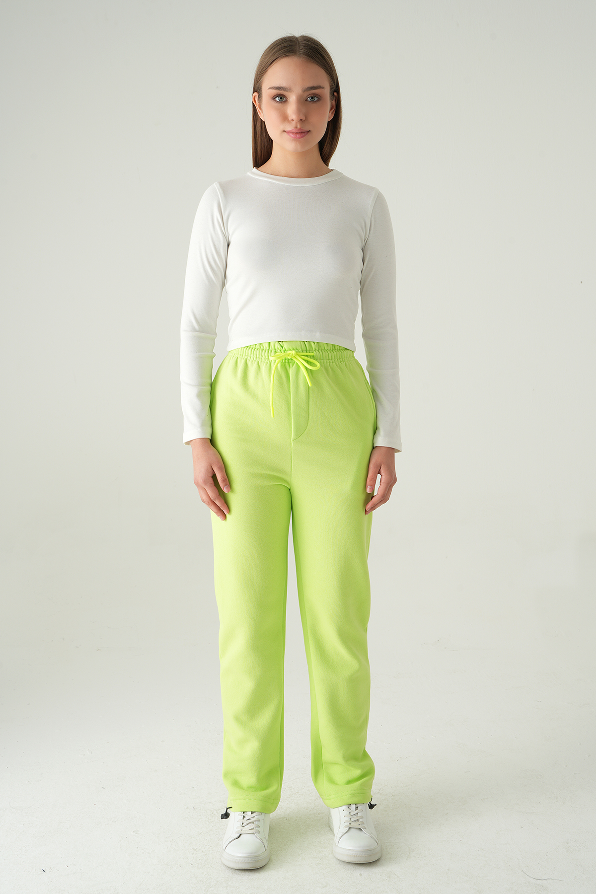 1600 Bel Bağcıklı Eşofman Fıstık Yeşili - RAYS (1)