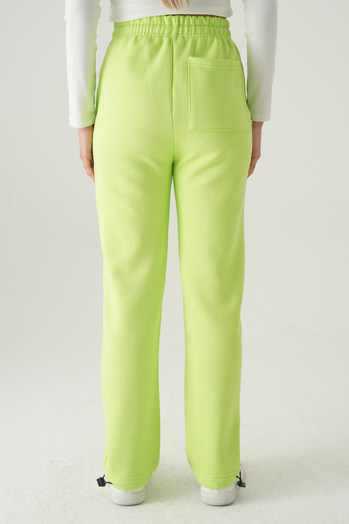 Fıstık Yeşili Bel Bağcıklı Eşofman 1600 - 5