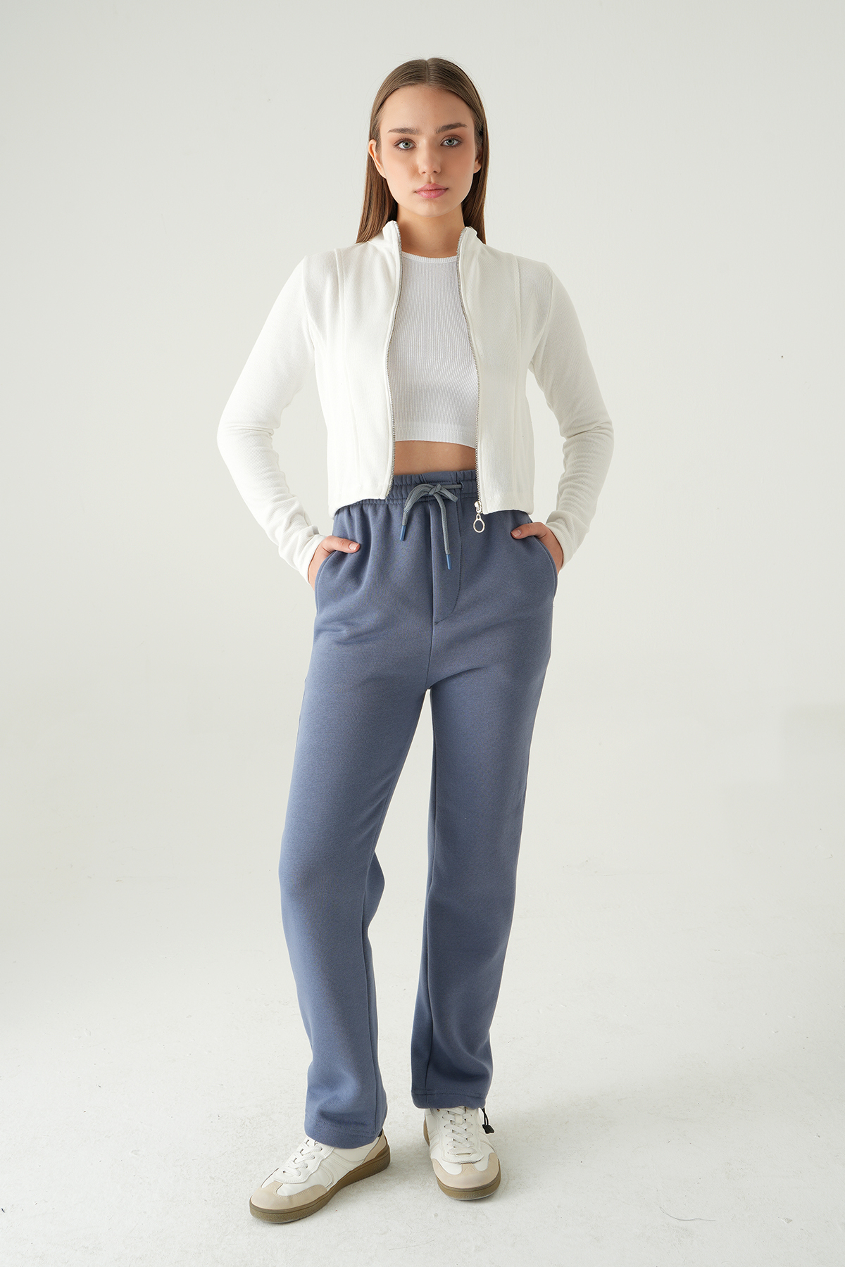 Füme Bel Bağcıklı Eşofman 1600 - 1