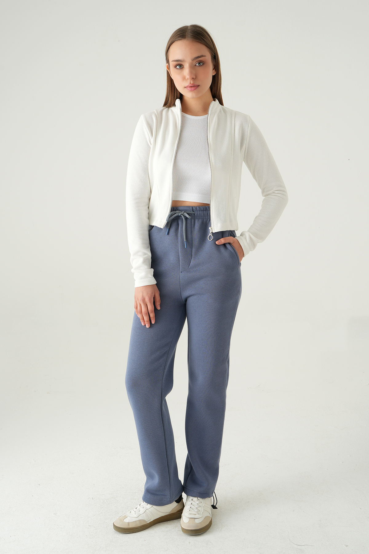 Füme Bel Bağcıklı Eşofman 1600 - 6