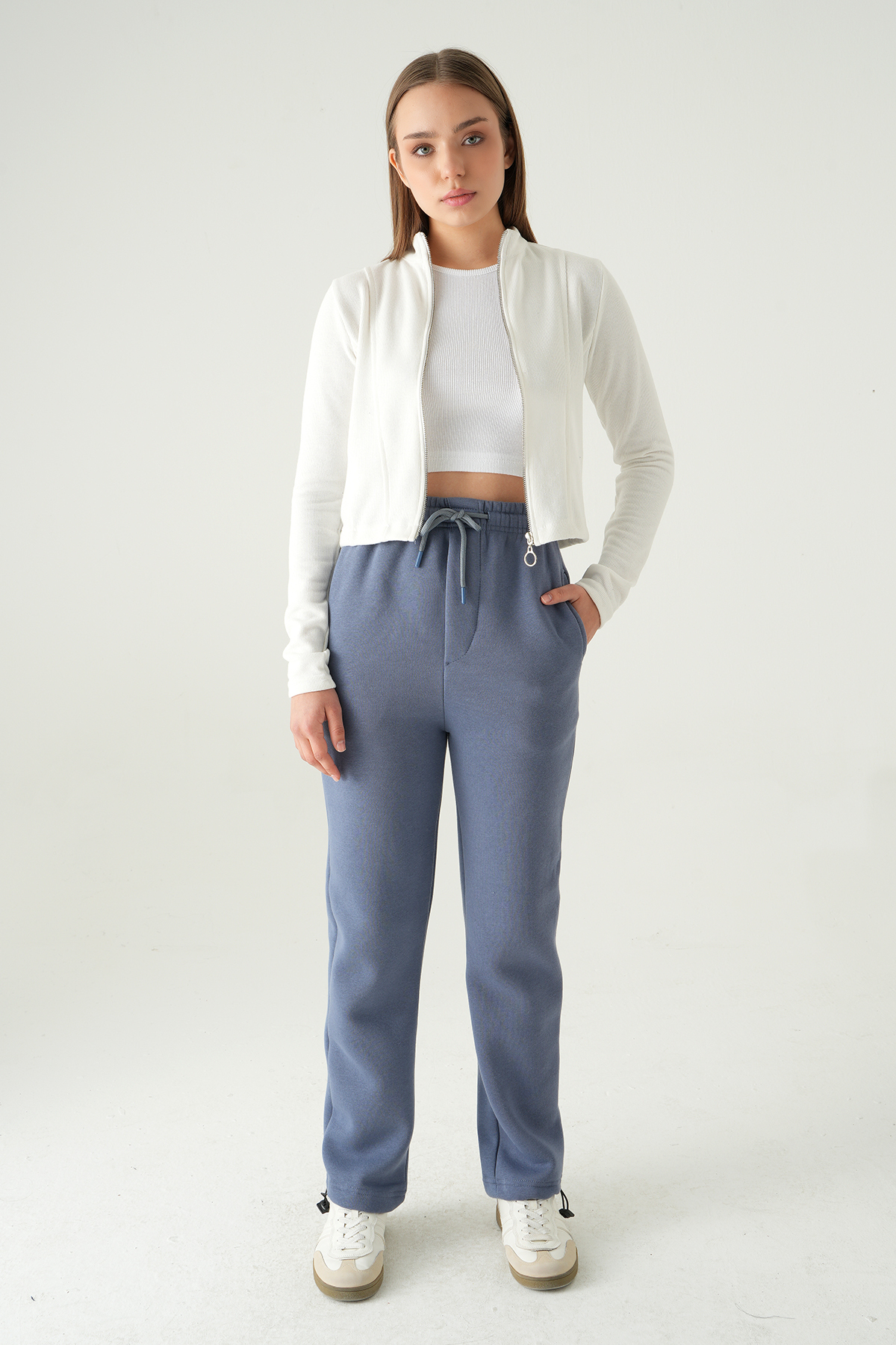 Füme Bel Bağcıklı Eşofman 1600 - 7