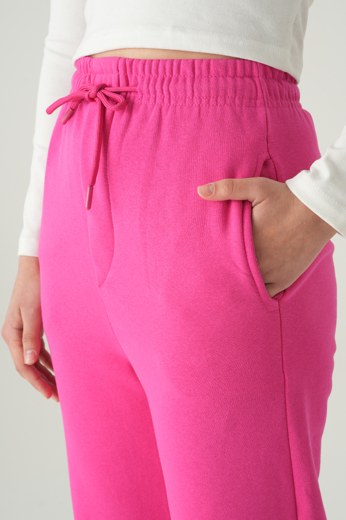 1600 Bel Bağcıklı Eşofman Fuşya - RAYS