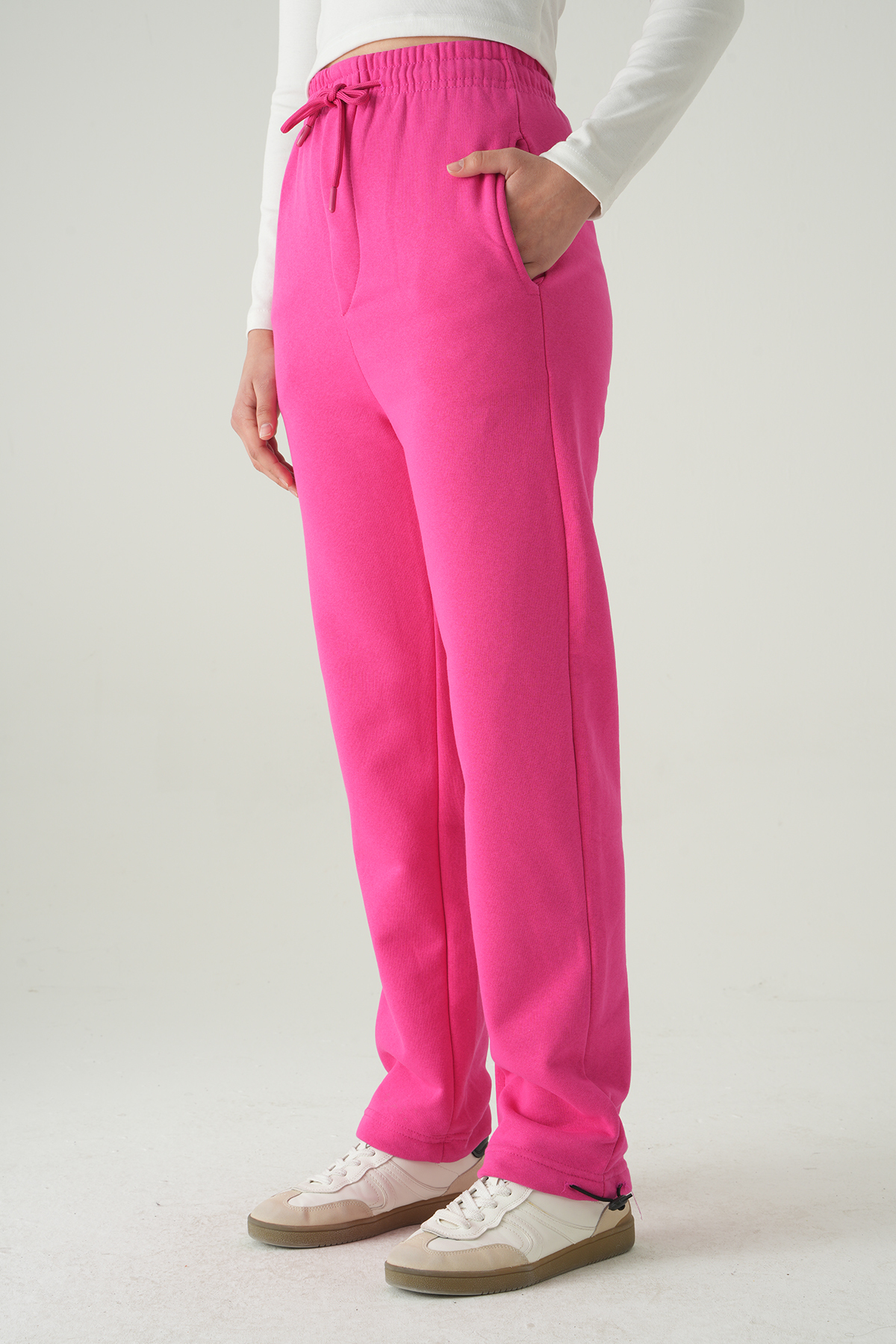 1600 Bel Bağcıklı Eşofman Fuşya - RAYS