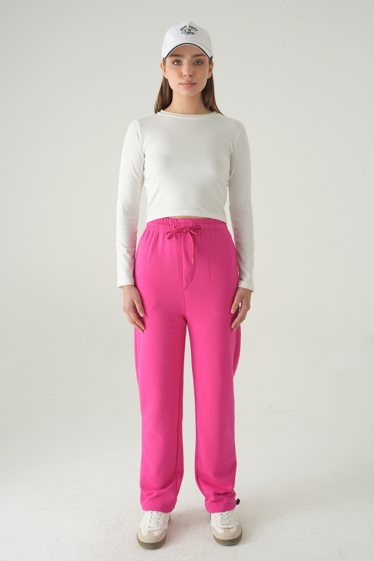 Fuşya Bel Bağcıklı Eşofman 1600 - 2