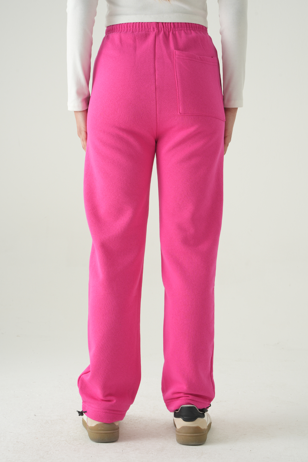 Fuşya Bel Bağcıklı Eşofman 1600 - 5