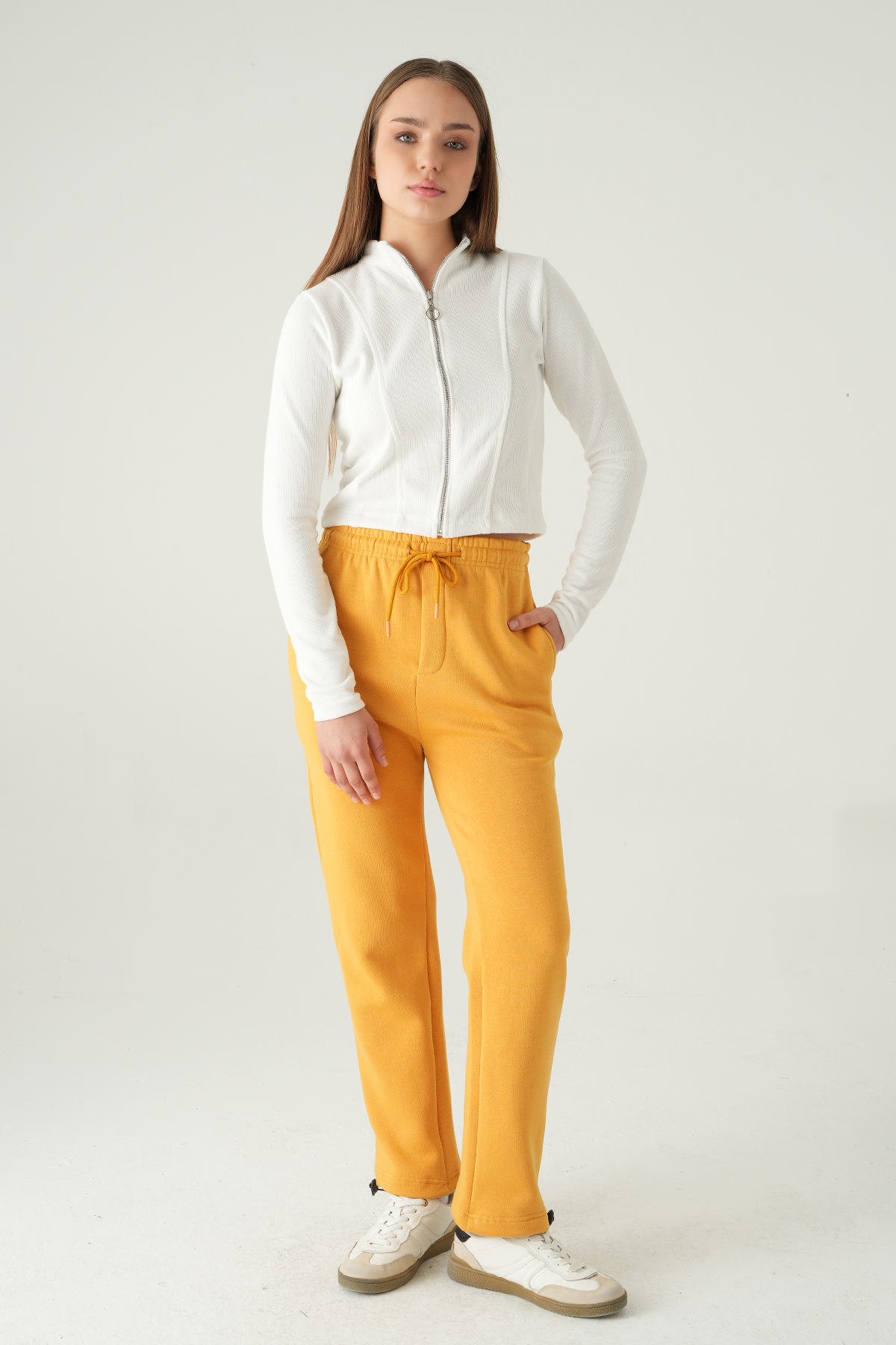 Hardal Bel Bağcıklı Eşofman 1600 - 6